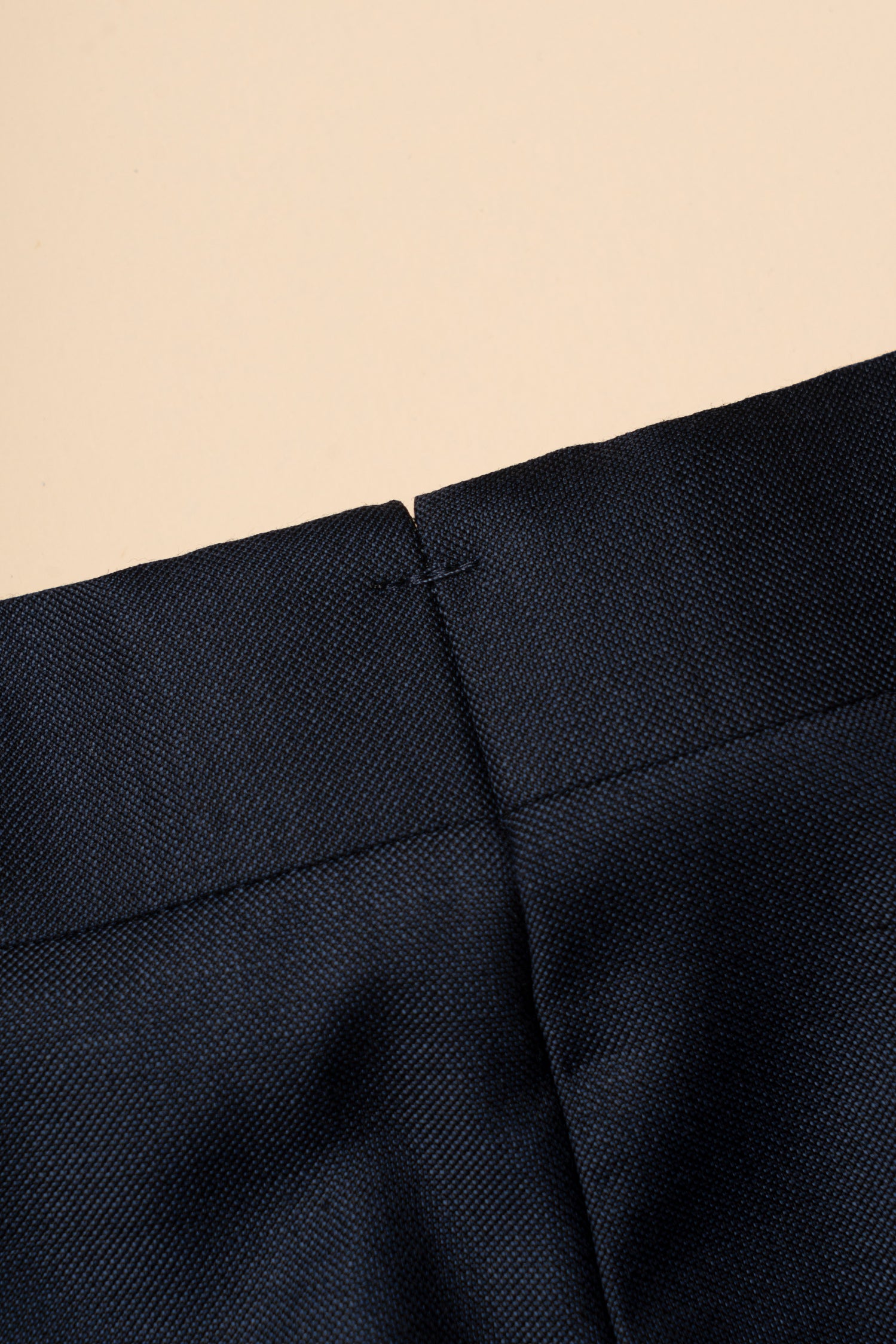 MTO Navy Sharkskin 17 Micron 130s Suit #406
