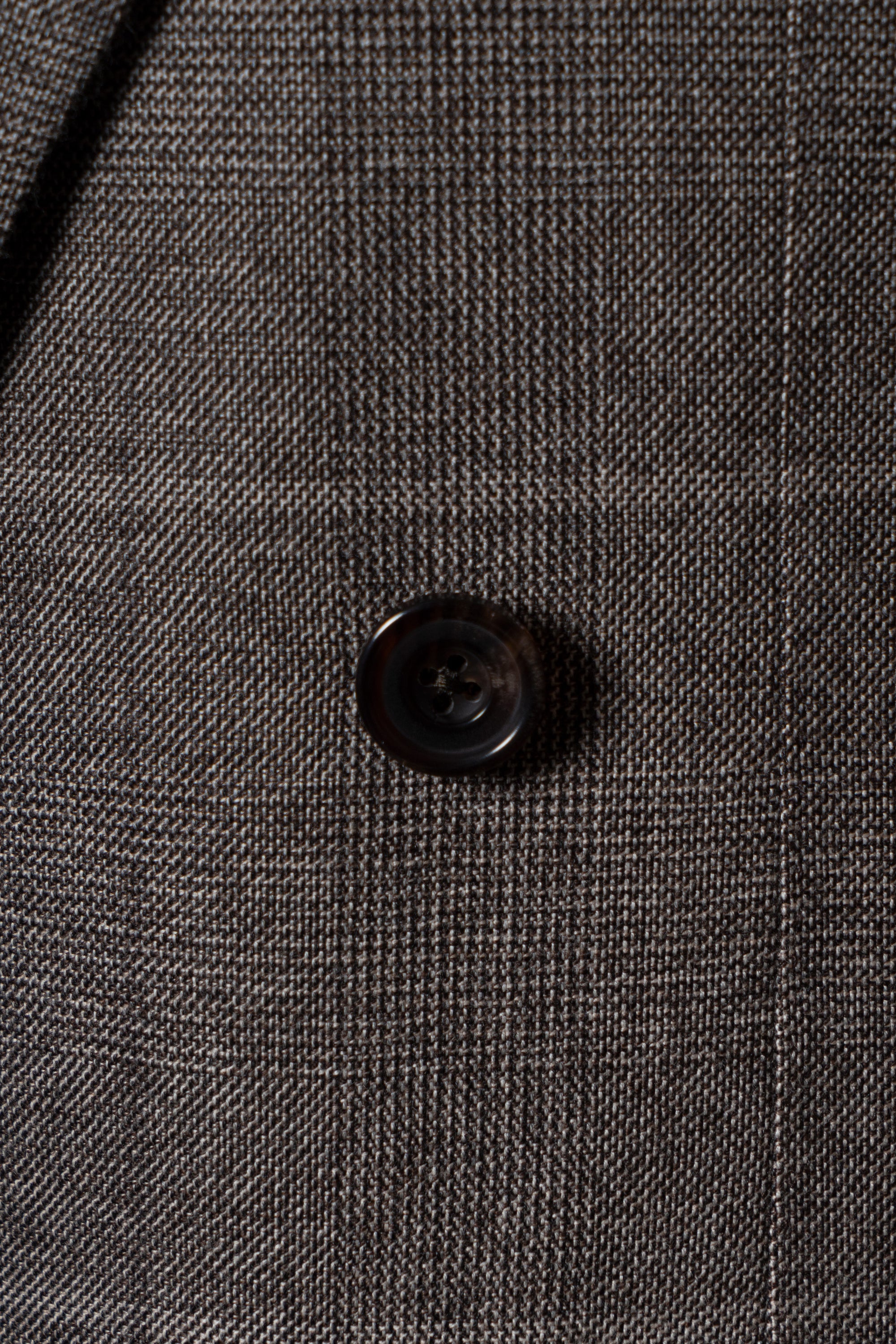 MTO Brown Glen Check Flannel Suit #373