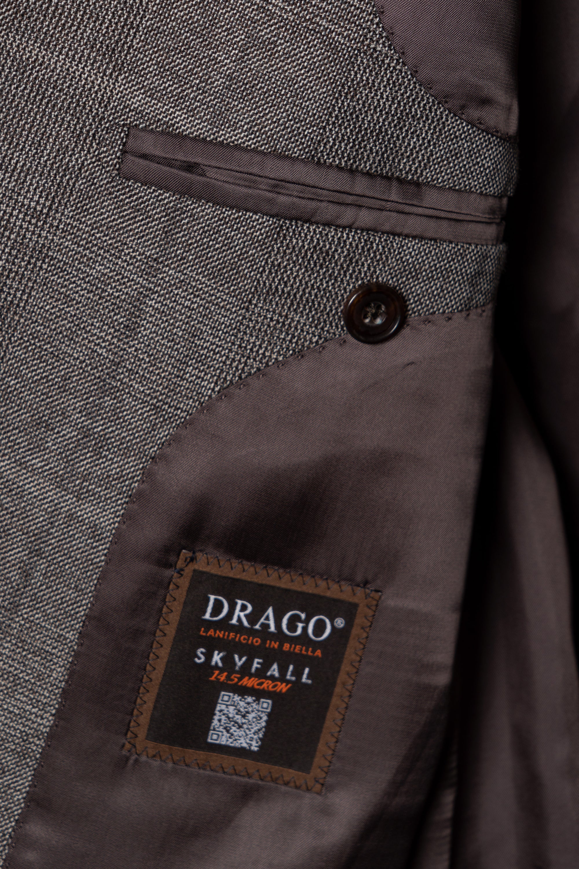 MTO Brown Glen Check Flannel Suit #373