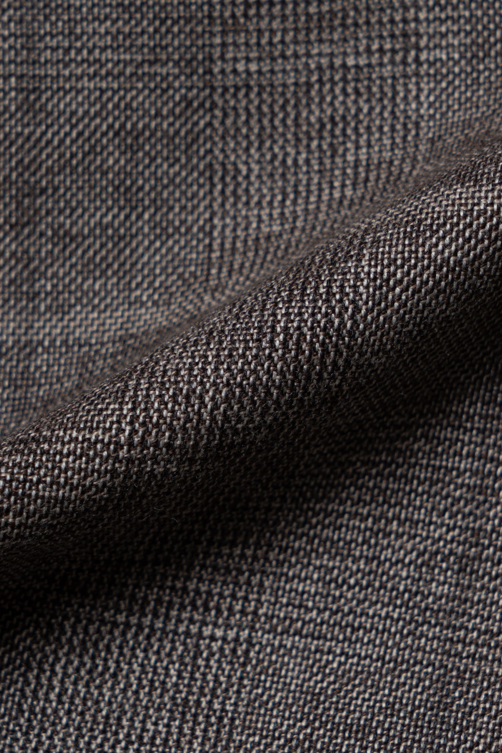 MTO Brown Glen Check Flannel Suit #373