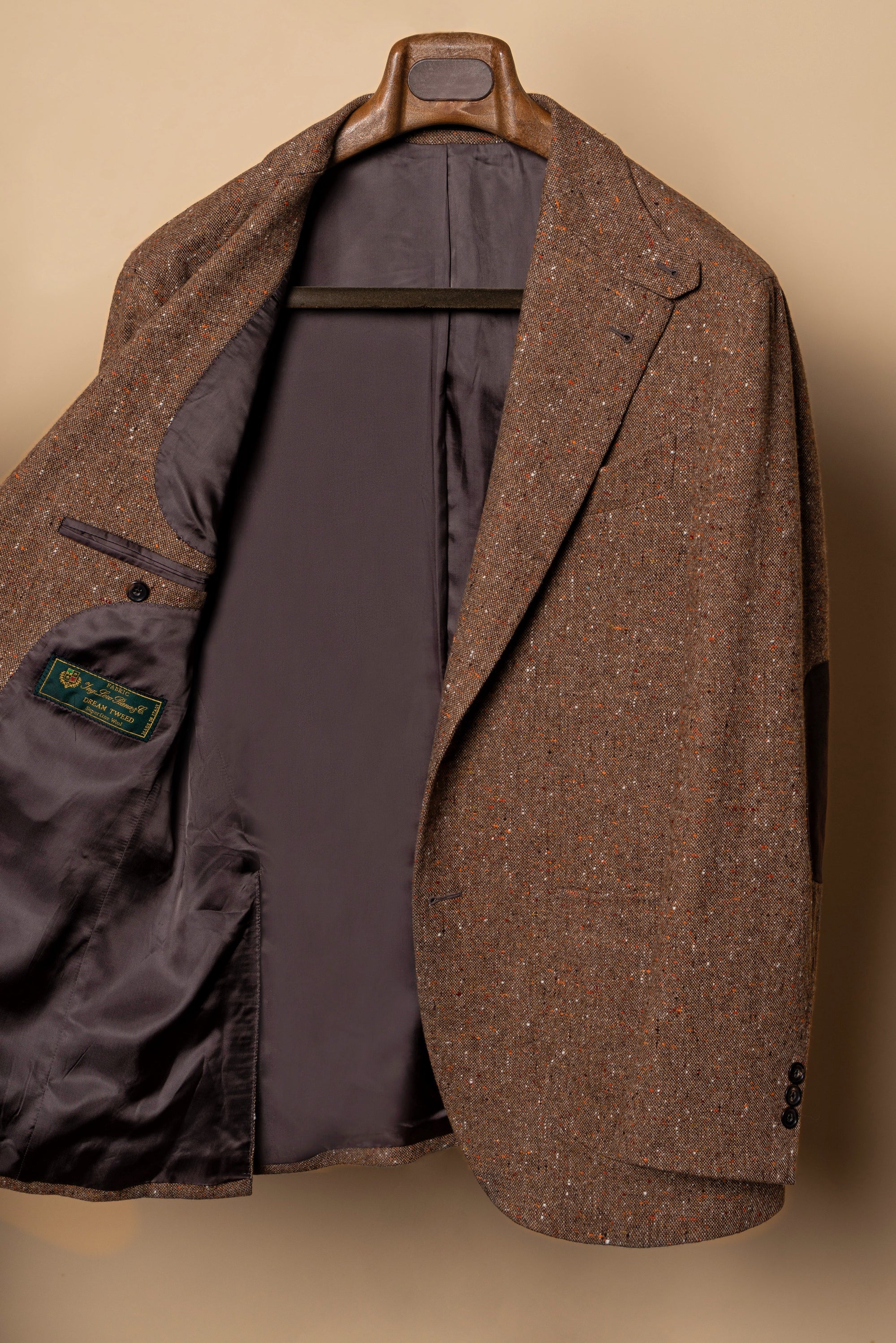 MTO Caramel Donegal Wool Jacket