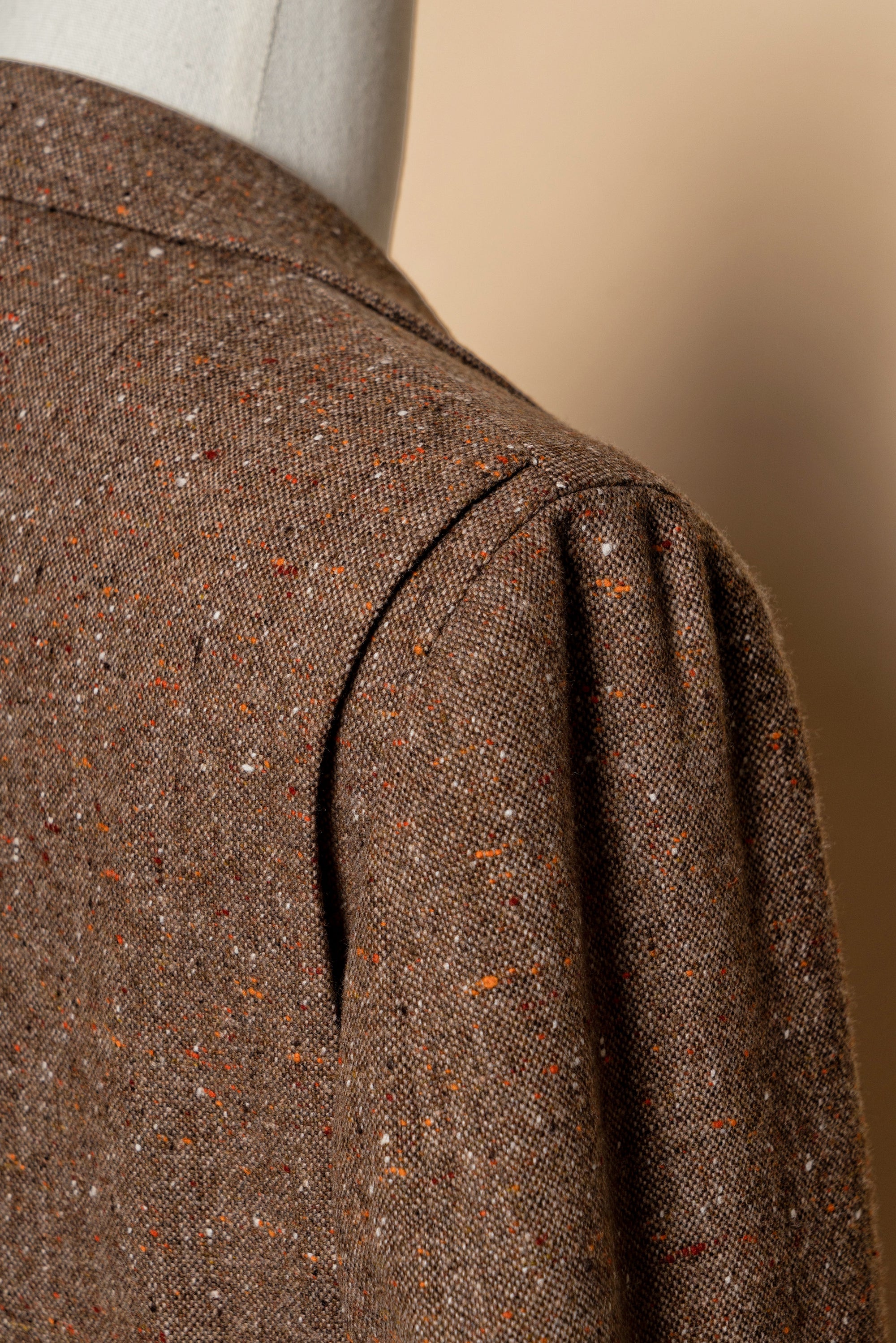 MTO Caramel Donegal Wool Jacket