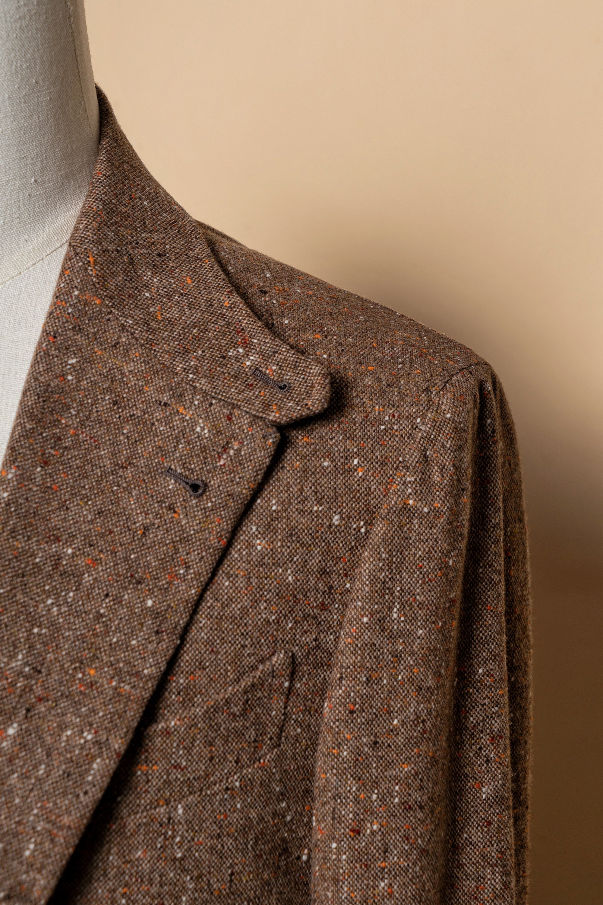 MTO Caramel Donegal Wool Jacket