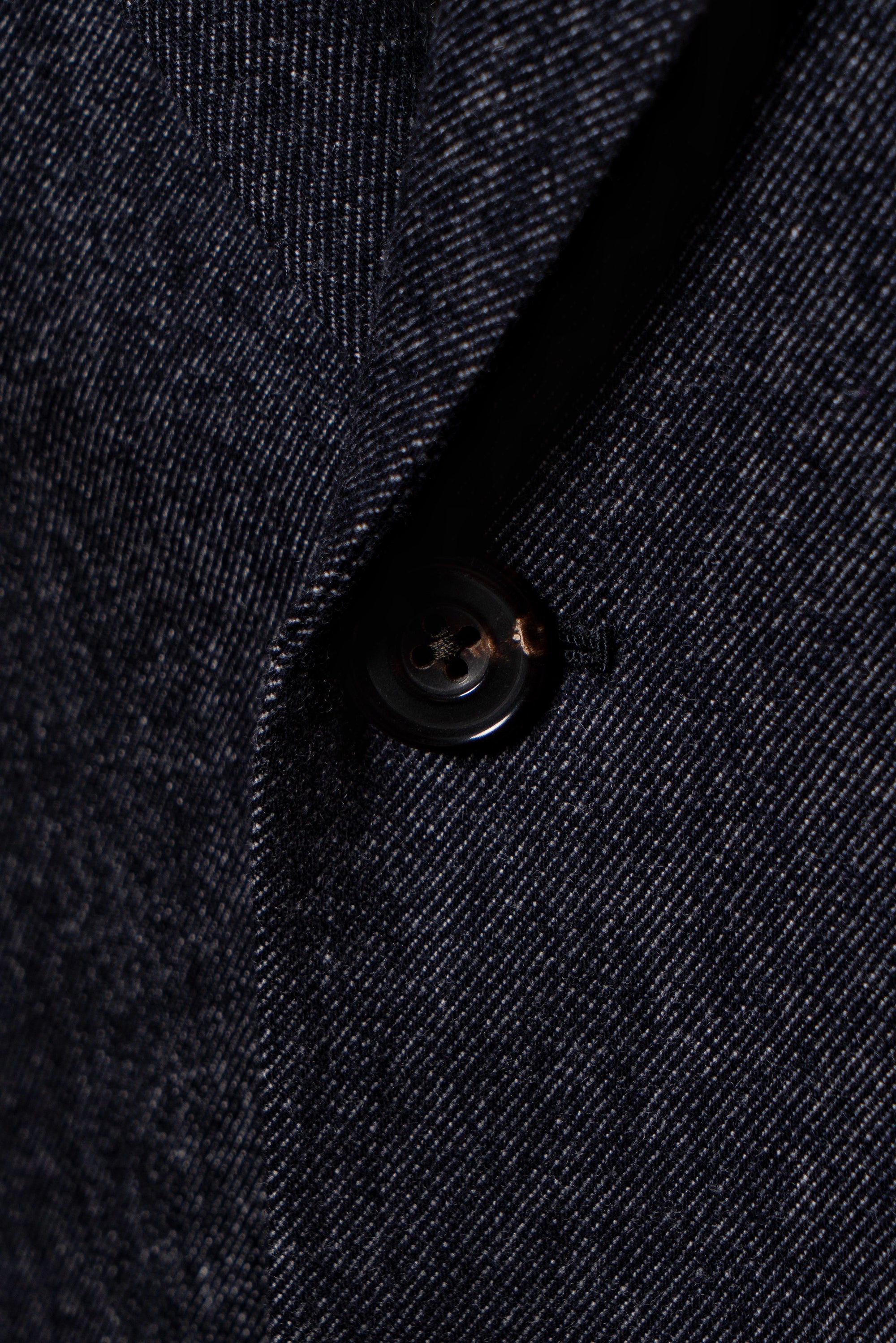 MTO Navy Denim 150s Wool Flannel Suit