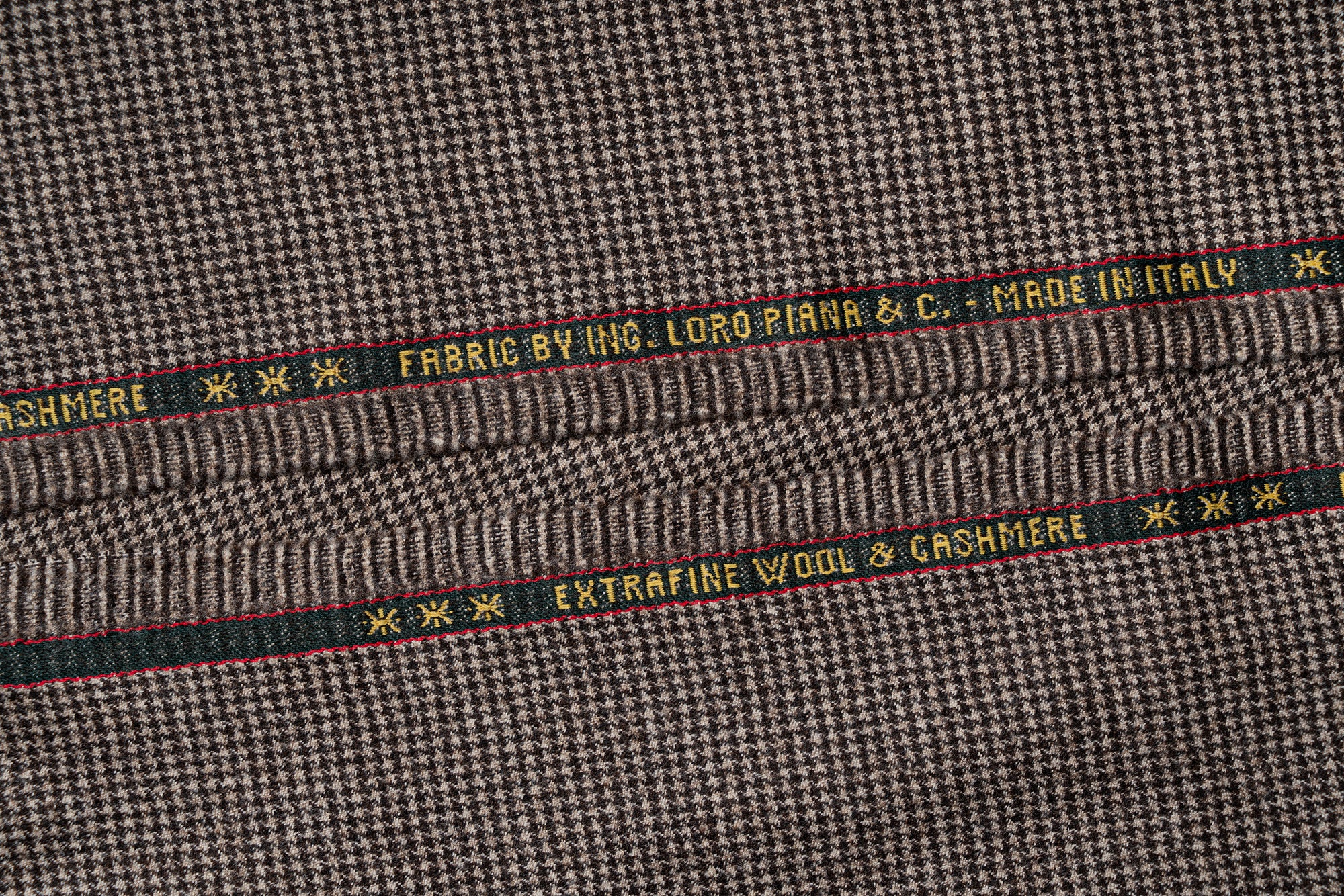 MTO Taupe Houndstooth Wool Cashmere Jacket