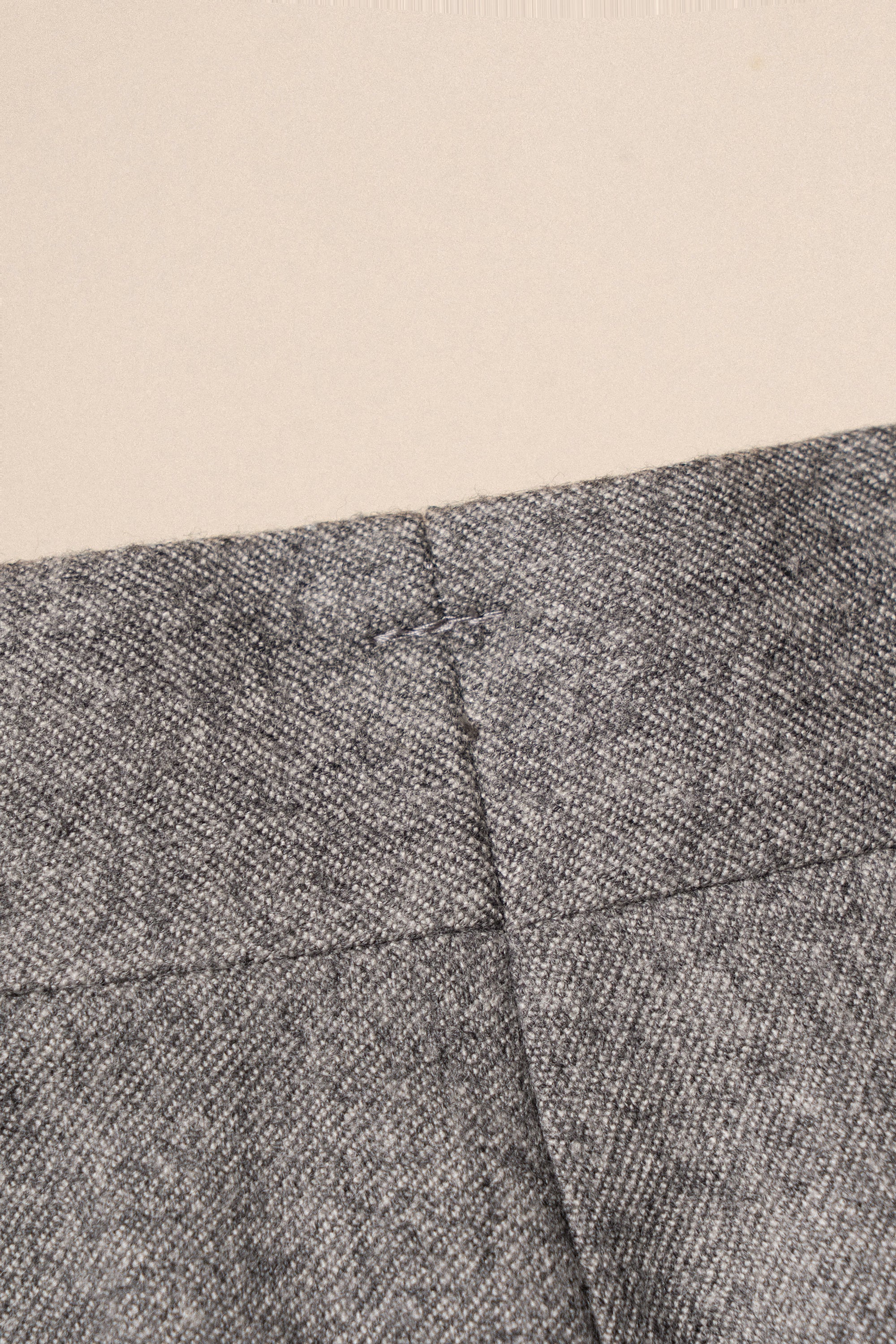 MTO Grey Camel Wool Cashmere Flannel Suit