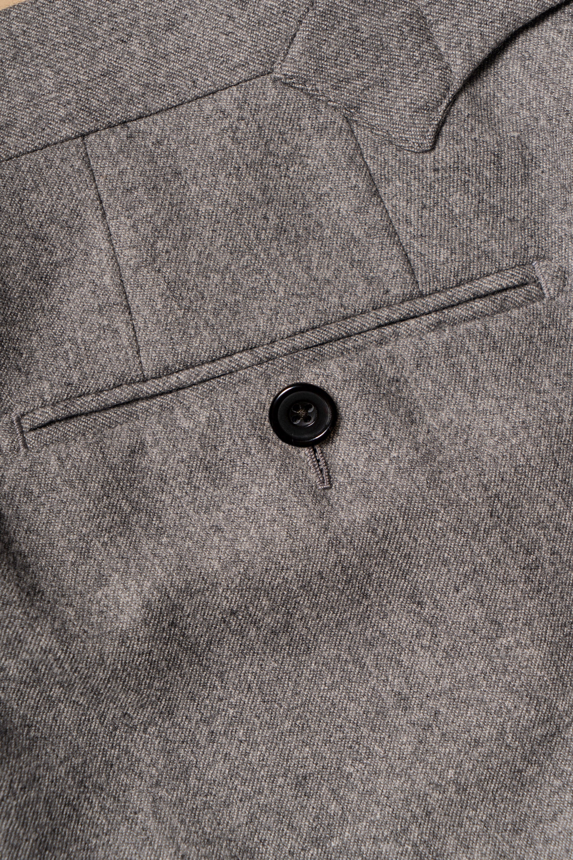 MTO Grey Camel Wool Cashmere Flannel Suit