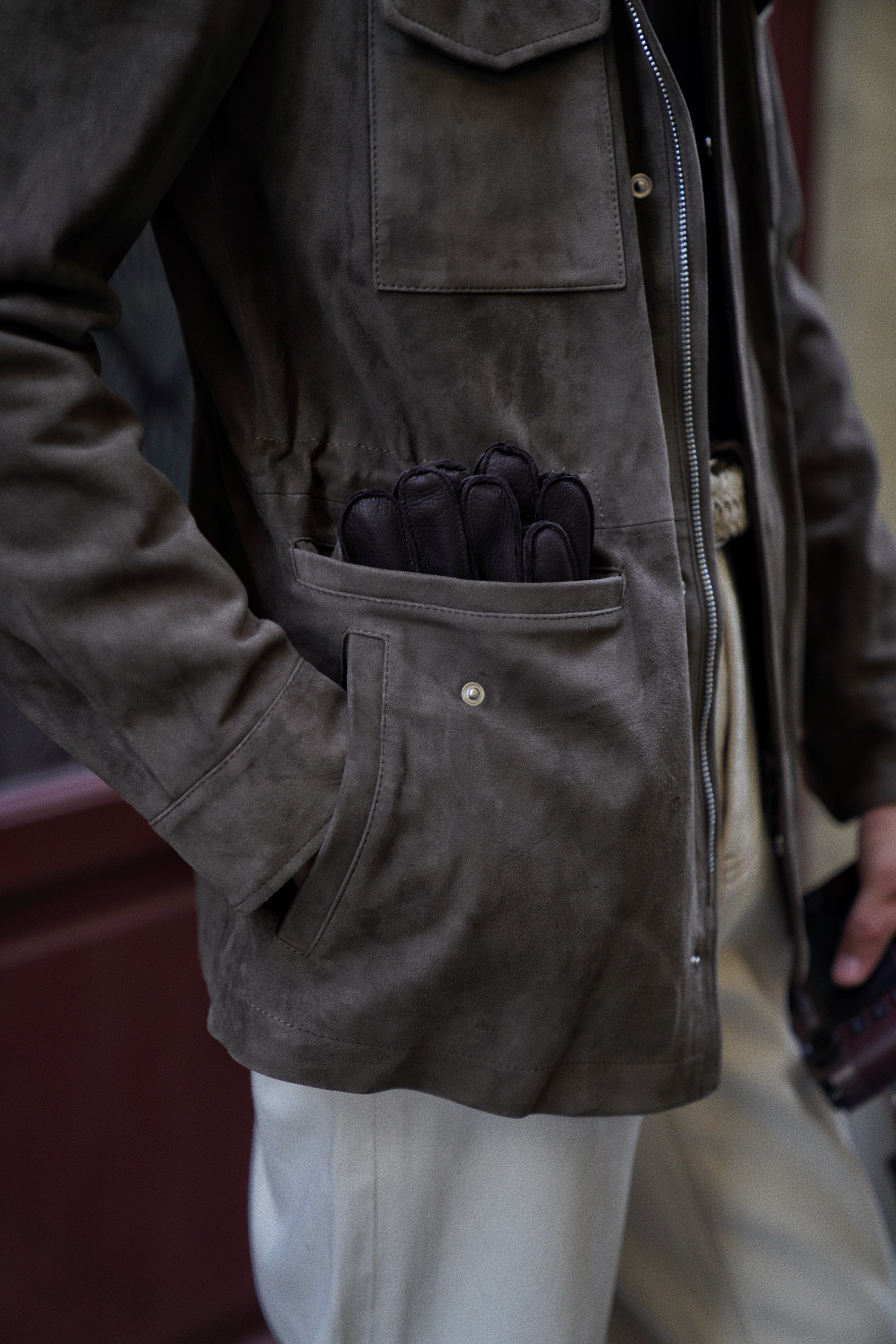 [Preorder] Olive Sheepskin M65 Jacket
