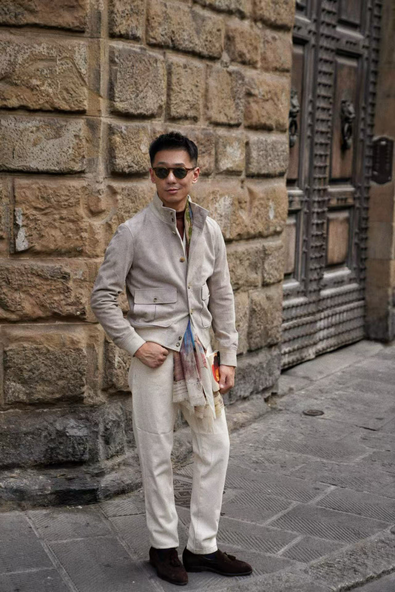 [Preorder] Stone Sheepskin Suede A1 Jacket