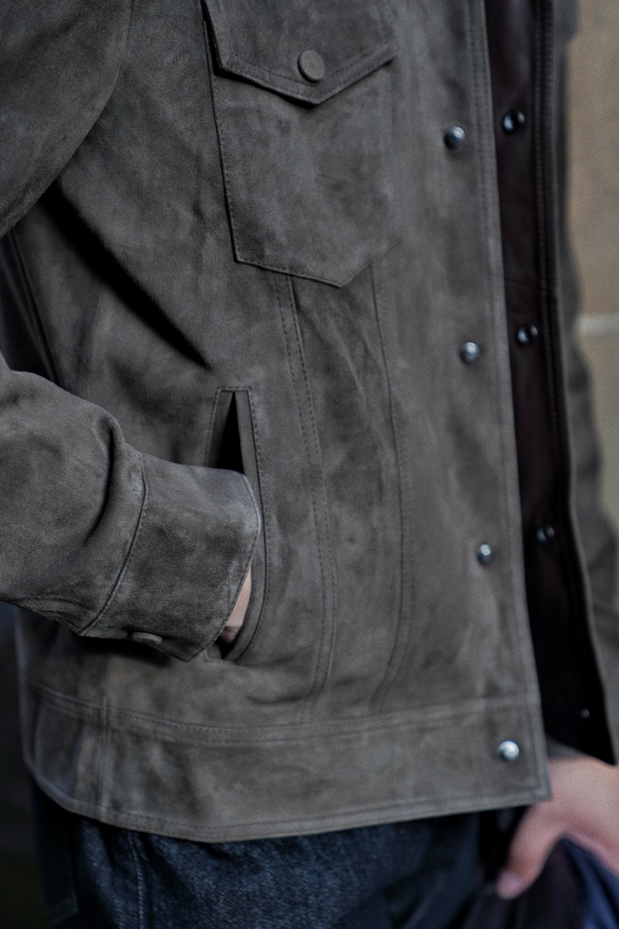[Preorder] Olive Sheepskin Blouson Jacket