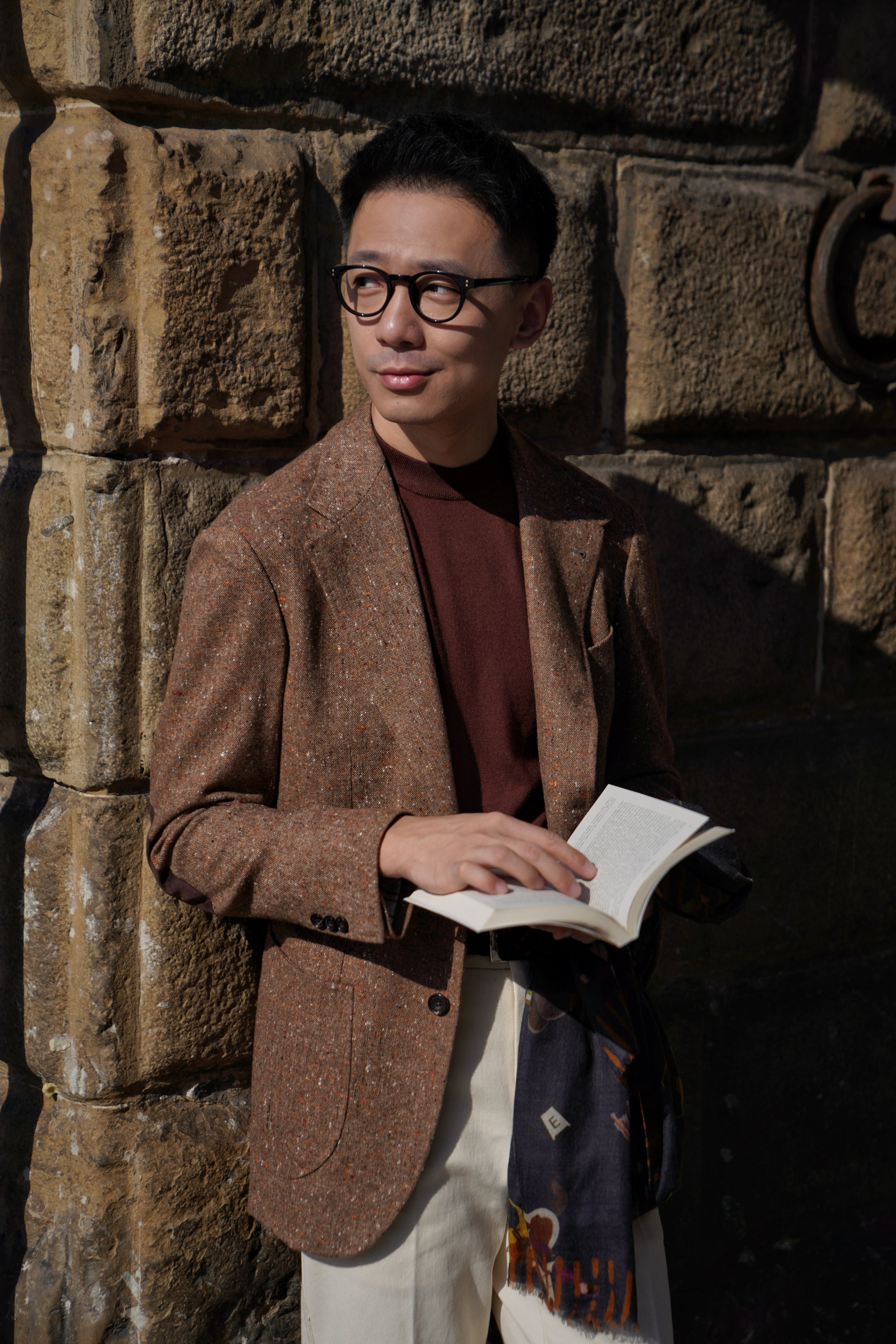 MTO Caramel Donegal Wool Jacket