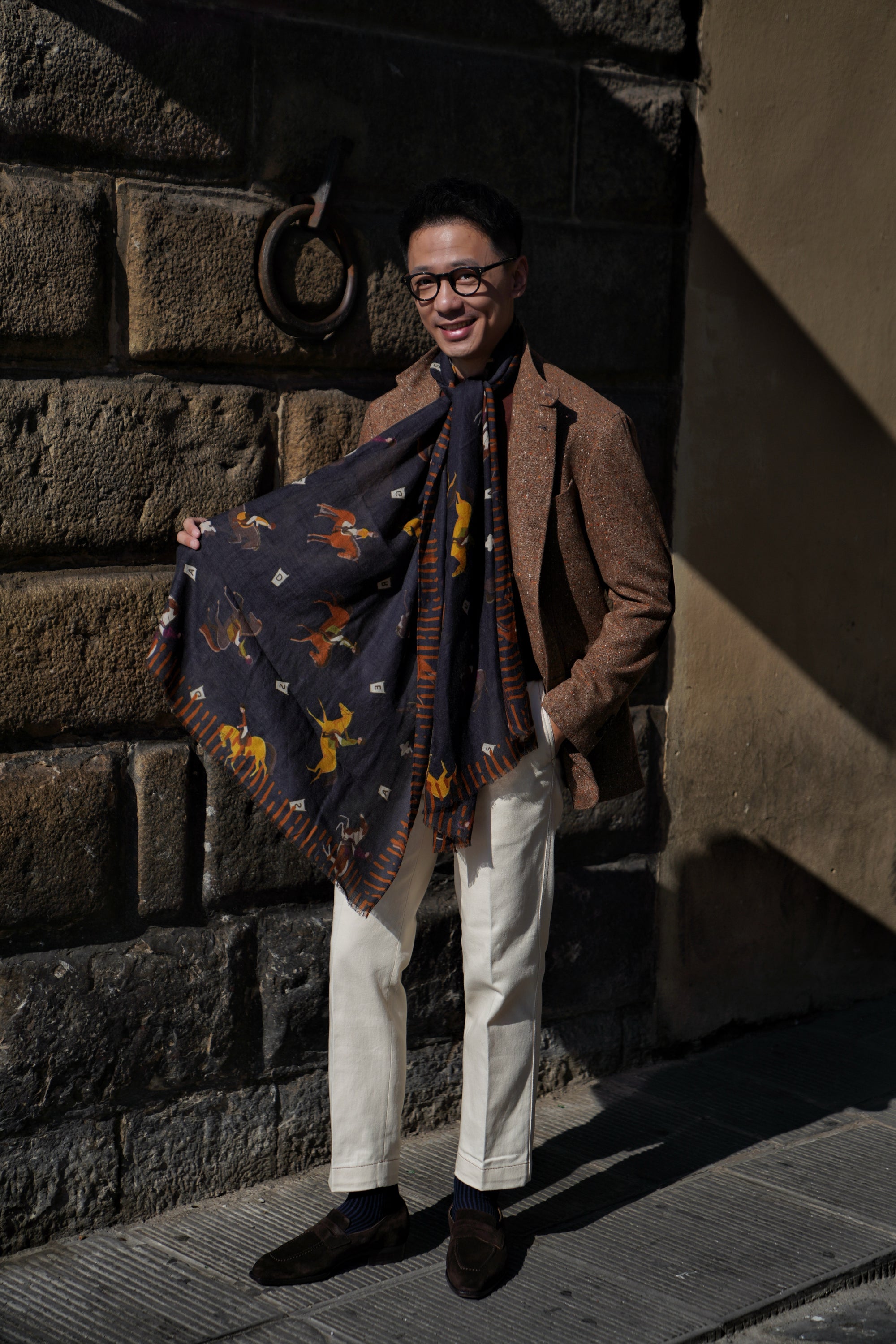 MTO Caramel Donegal Wool Jacket
