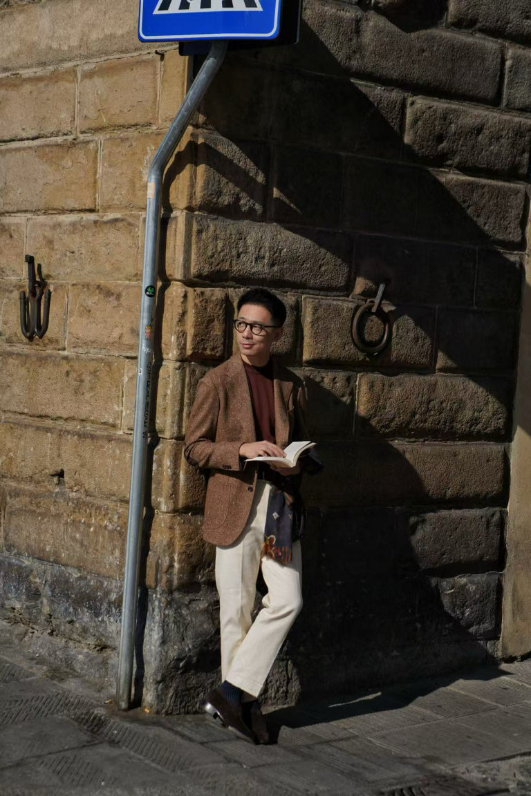 MTO Caramel Donegal Wool Jacket
