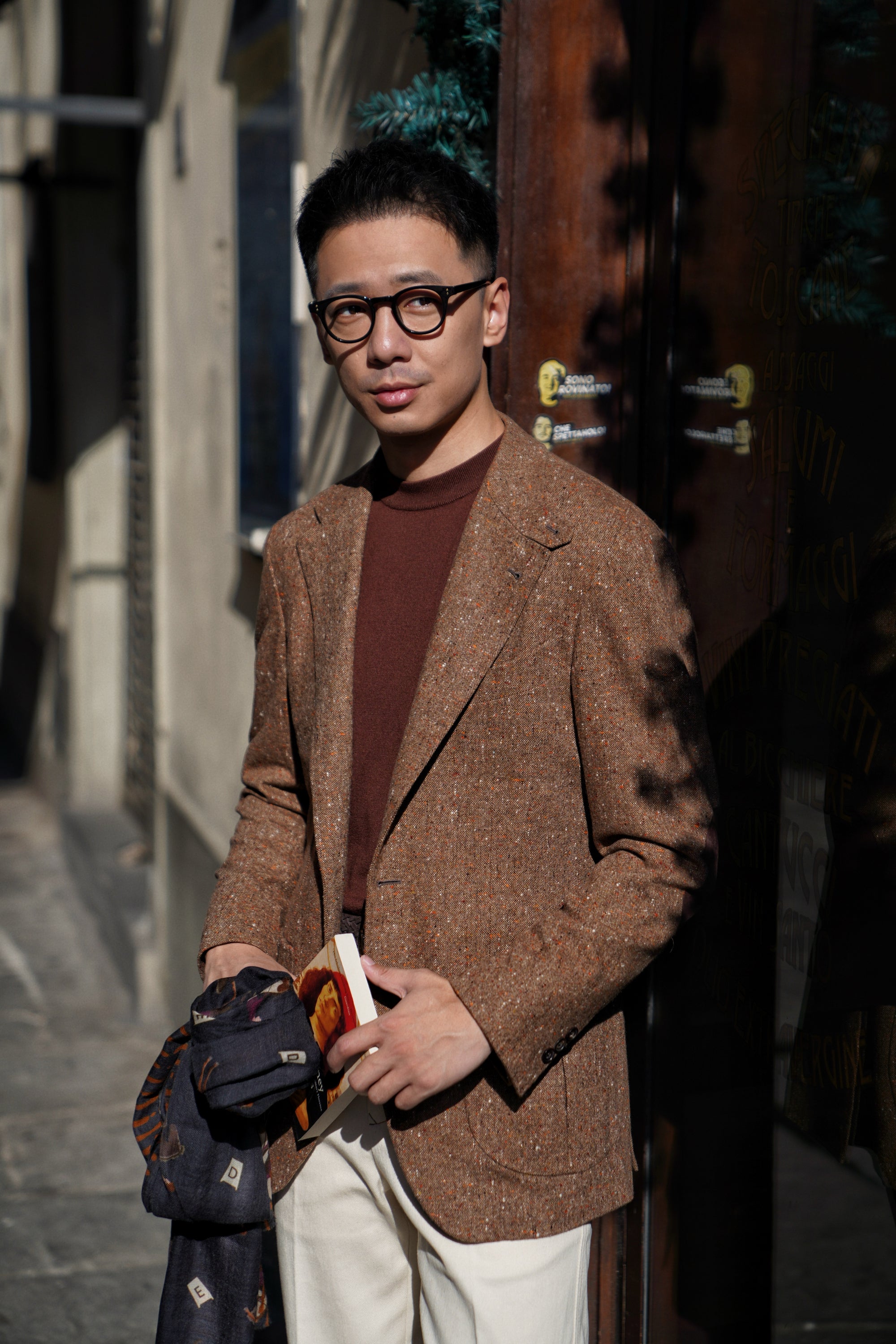 MTO Caramel Donegal Wool Jacket