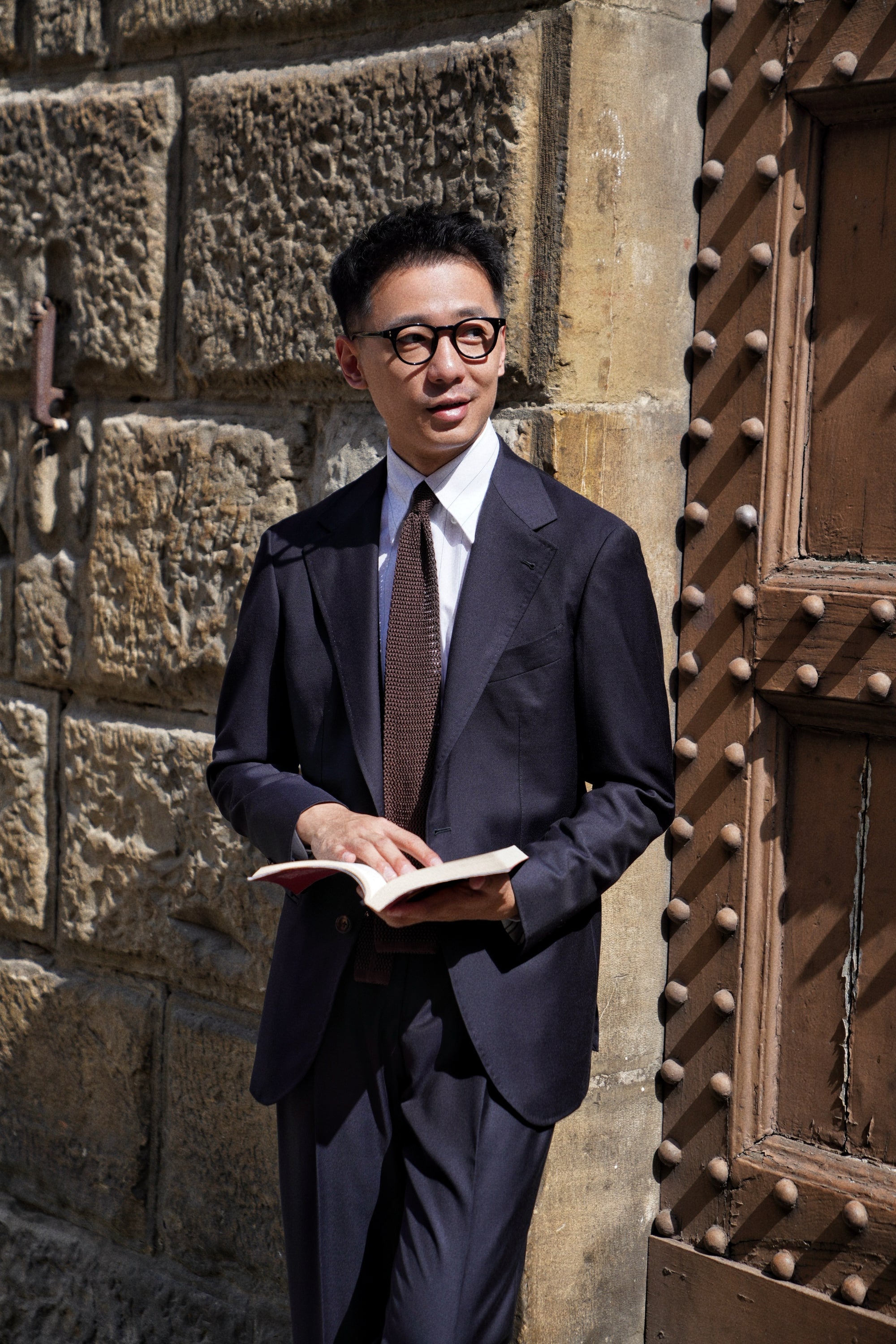 MTO Navy Twill 130s Wool Suit #407