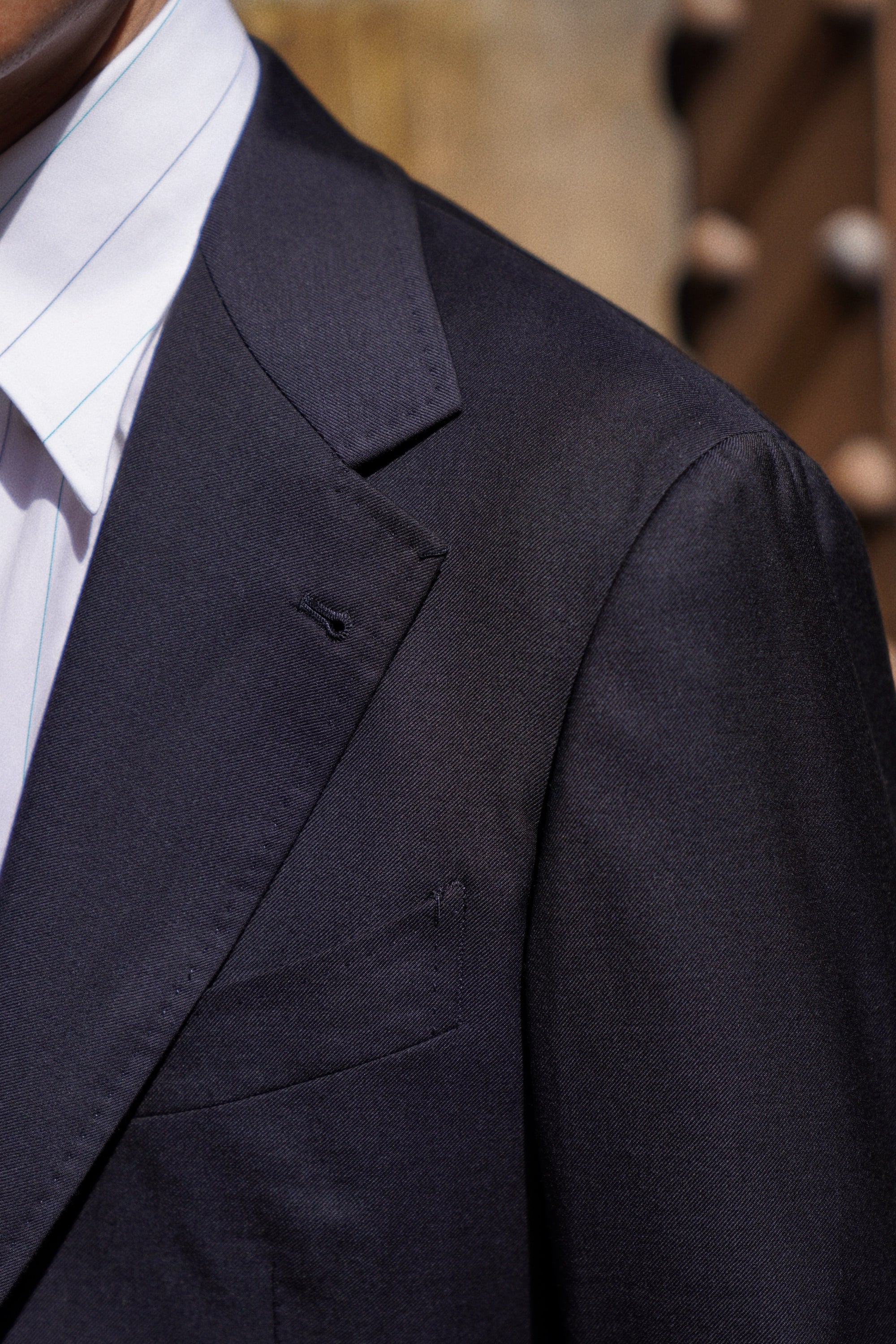 MTO Navy Twill 130s Wool Suit #407