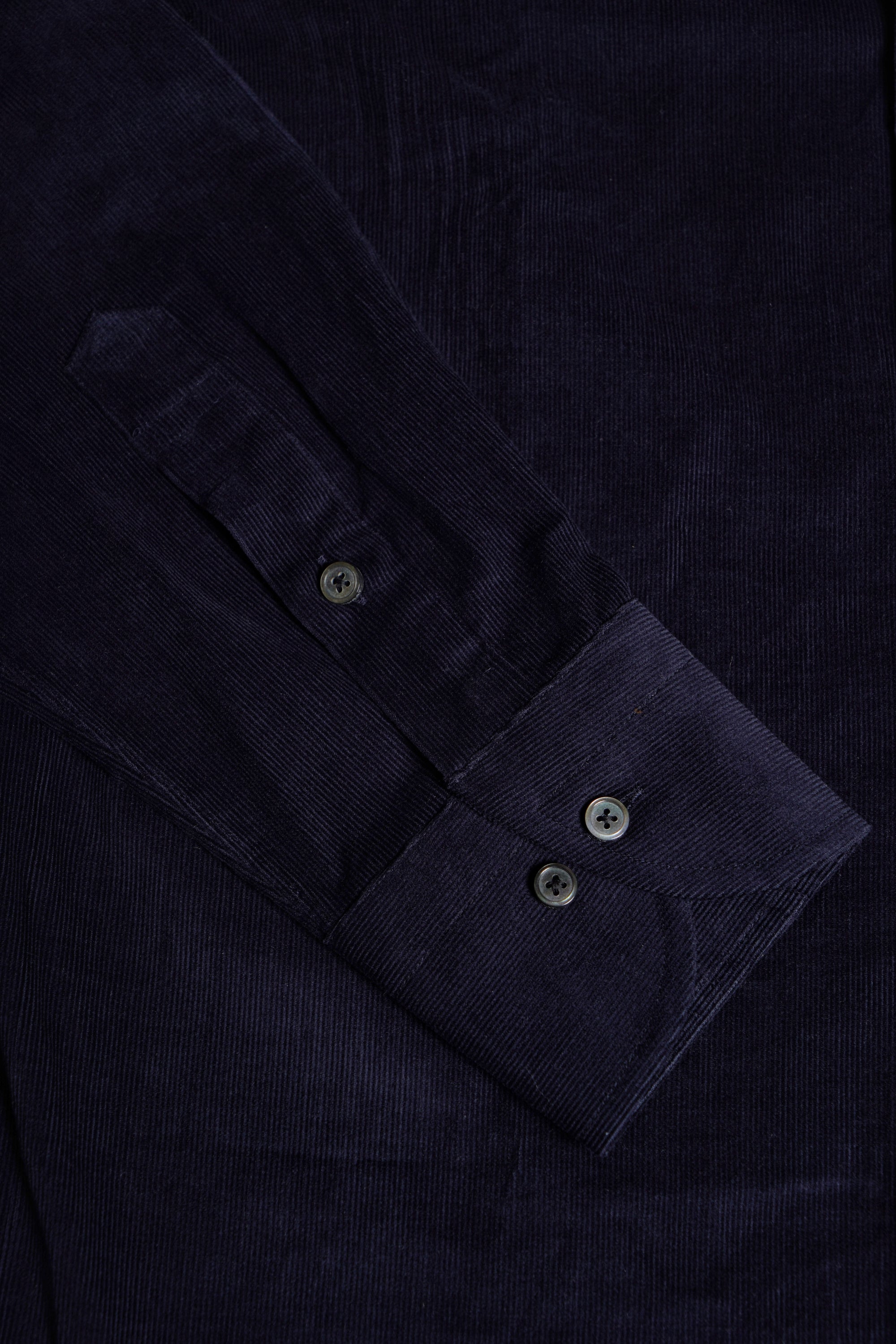 Tobacco / Navy Cotton Corduroy Shirt #498 #350