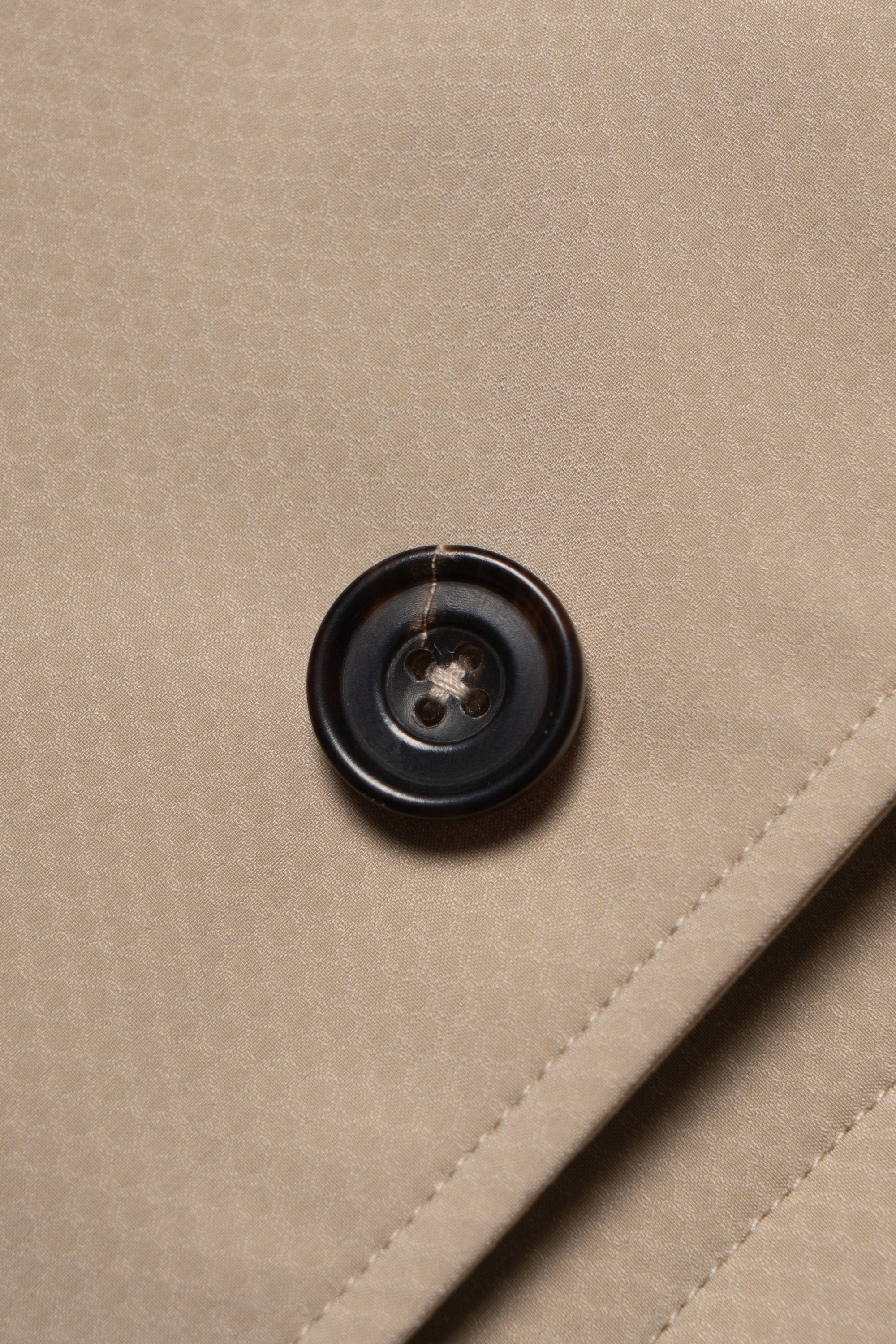 Khaki Nylon Mac Coat #182