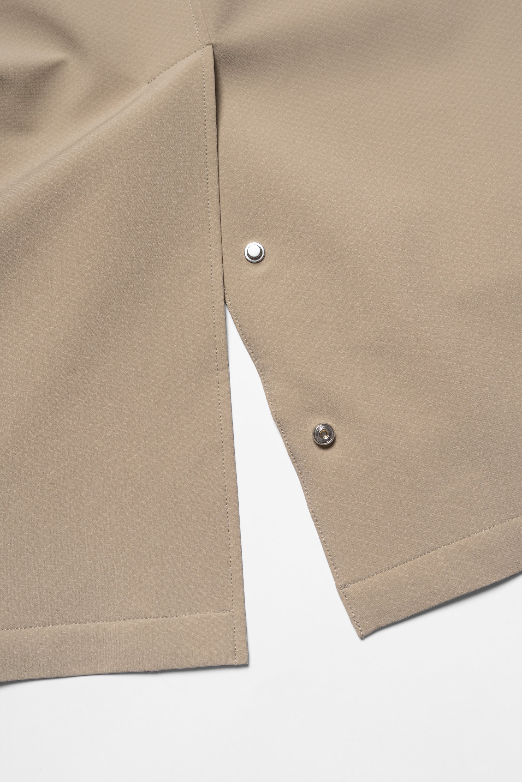 Khaki Nylon Mac Coat #182