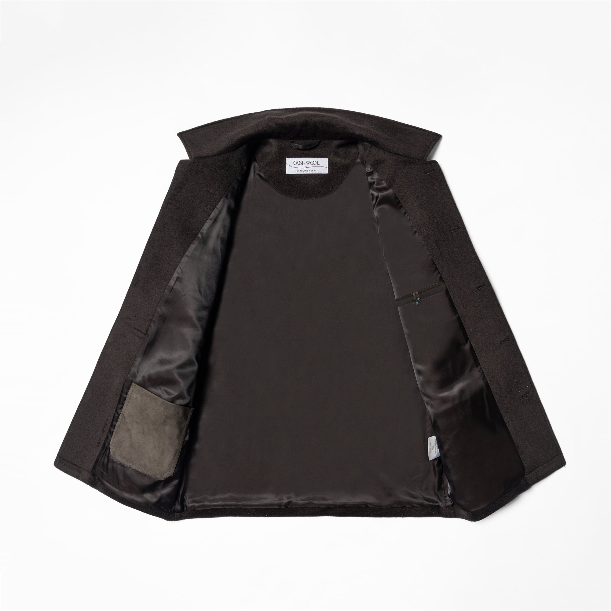 Chocolate Wool Chore Jacket