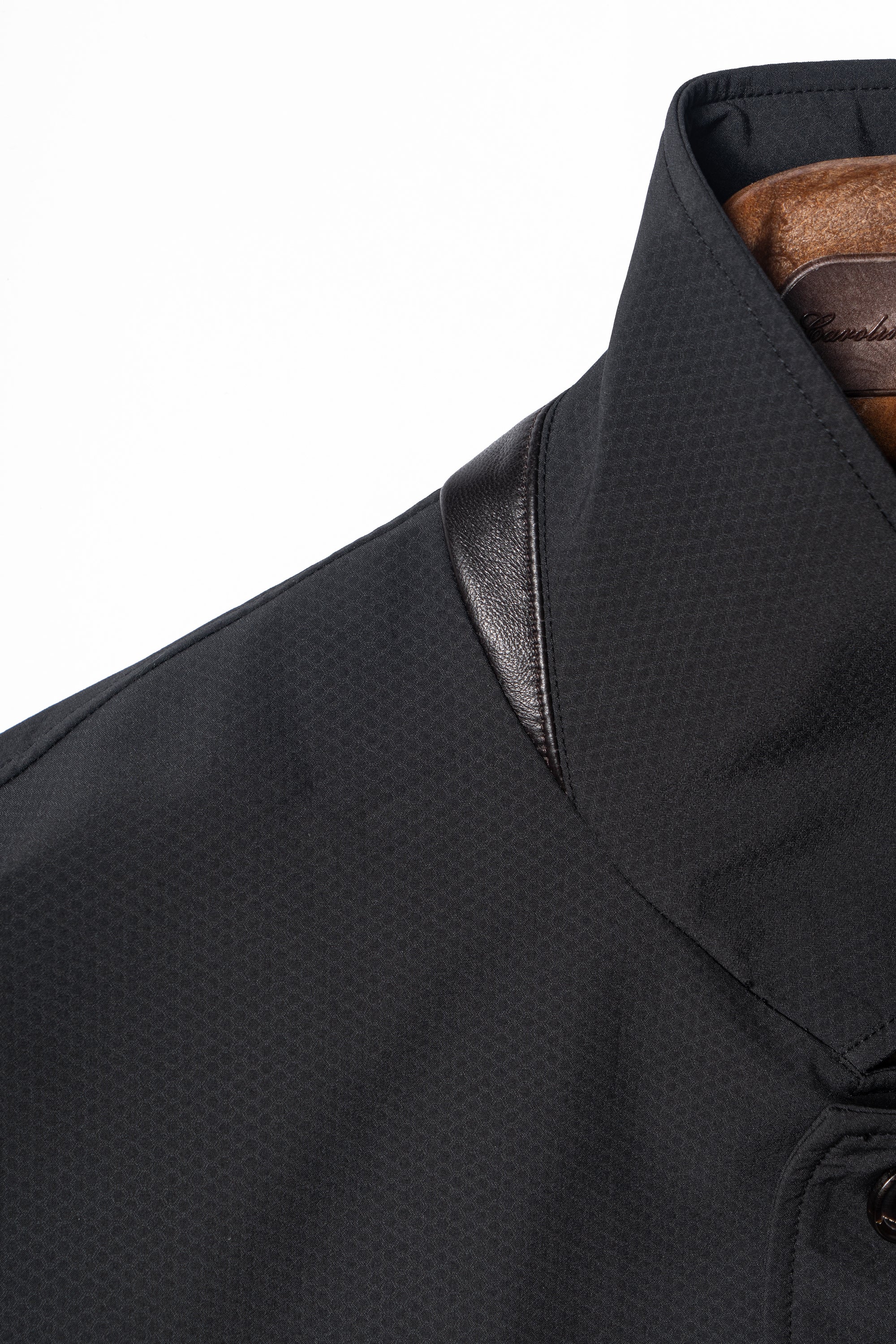 Charcoal Nylon Mac Coat #180