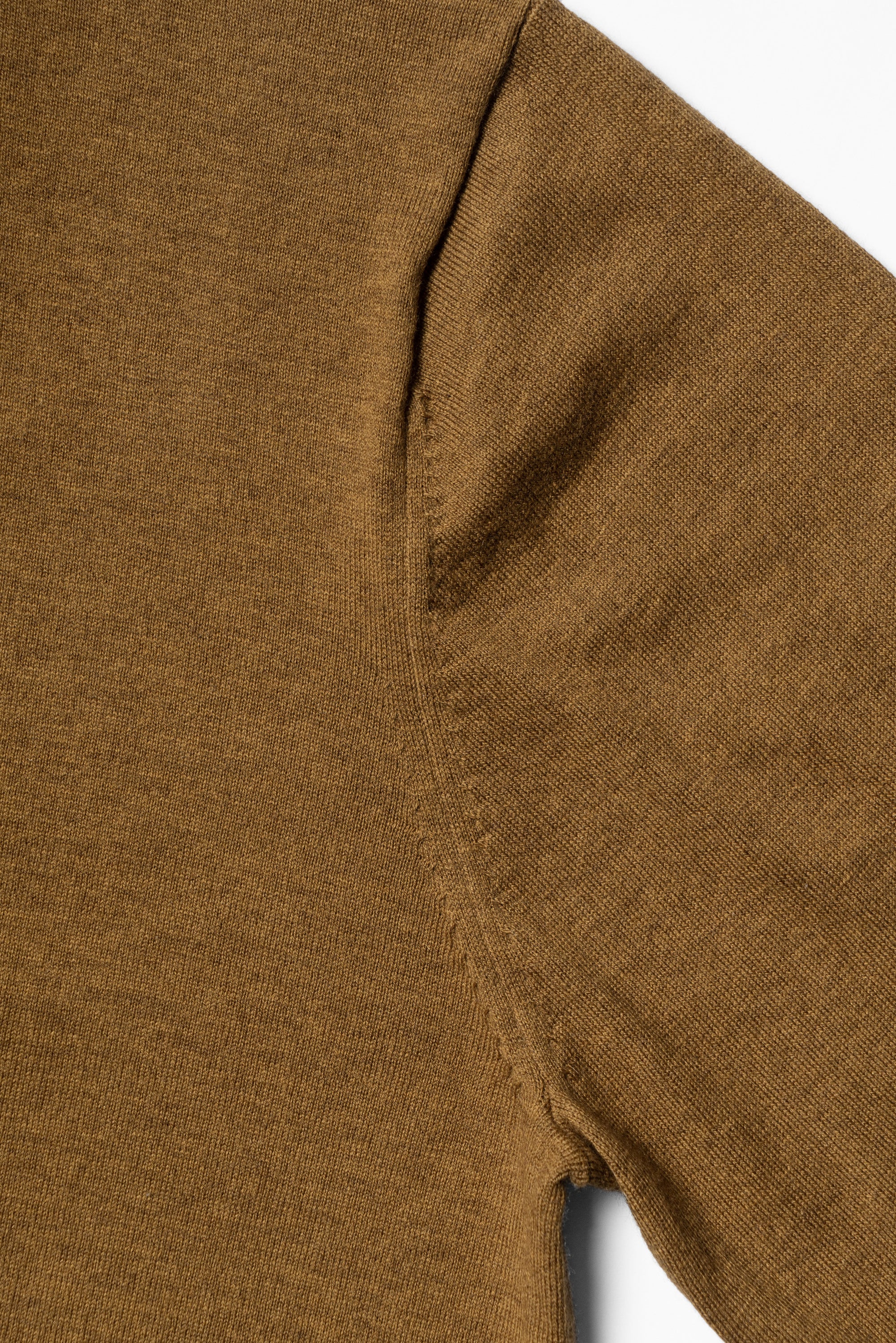 Honey / Black Knitted Mock Neck