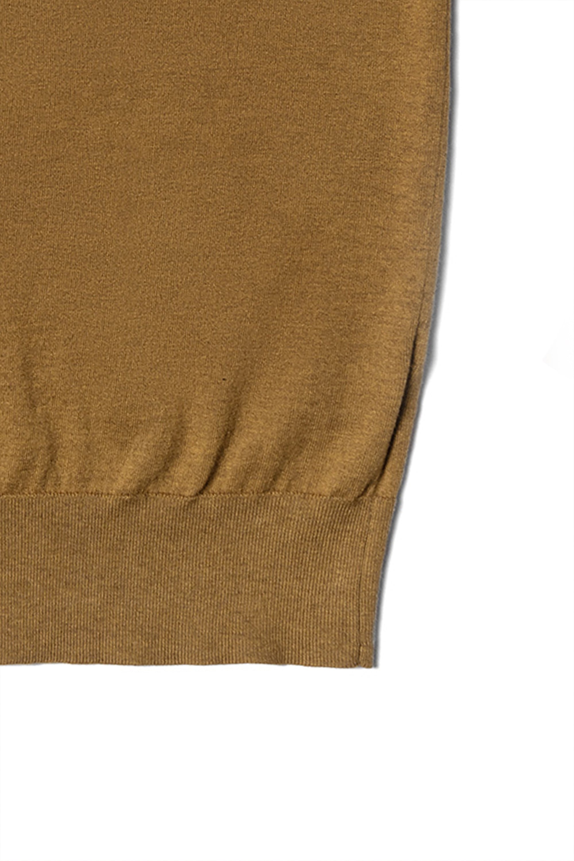 Honey / Black Knitted Mock Neck
