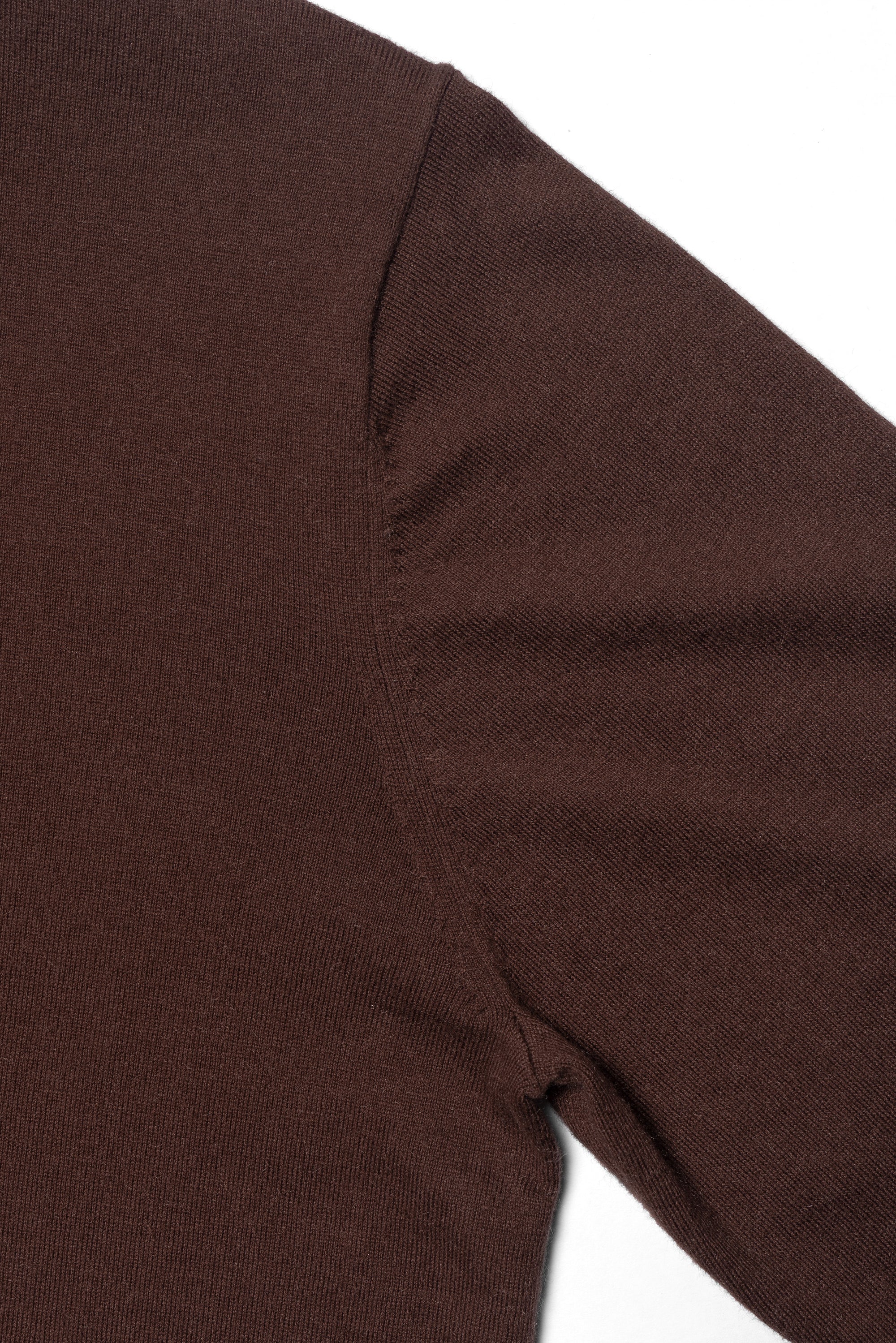 Grey / Burgundy Knitted Mock Neck