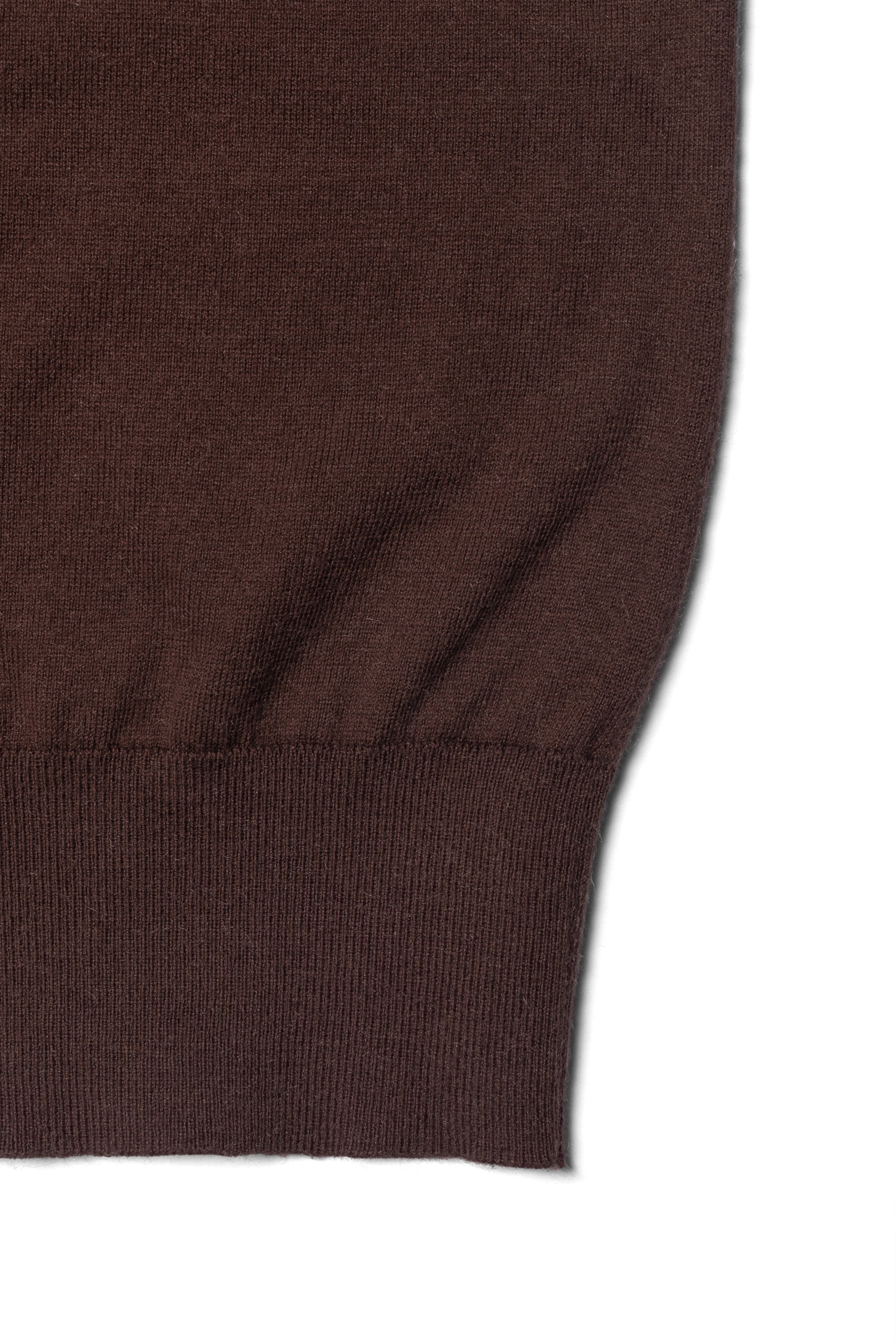 Grey / Burgundy Knitted Mock Neck