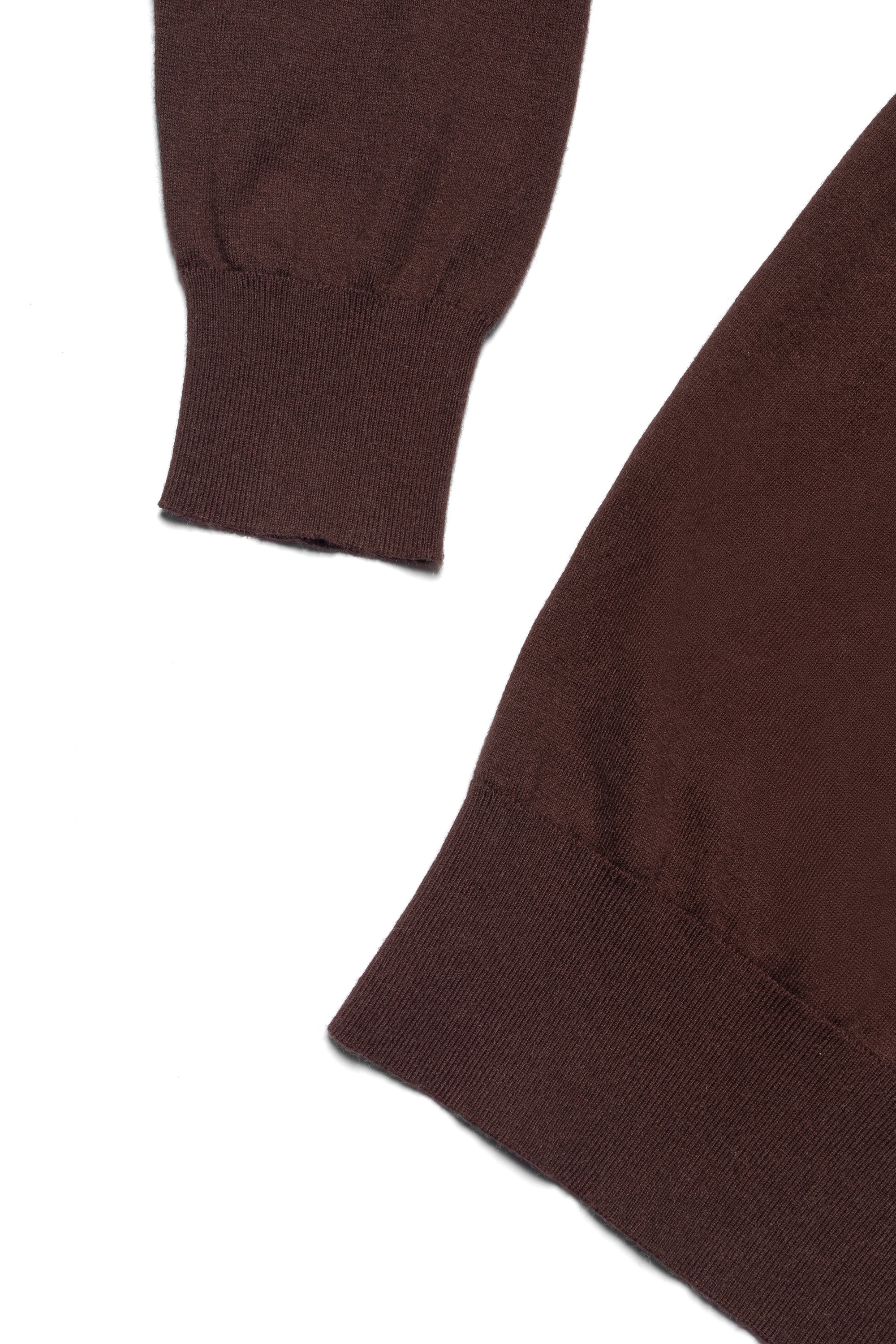 Grey / Burgundy Knitted Mock Neck