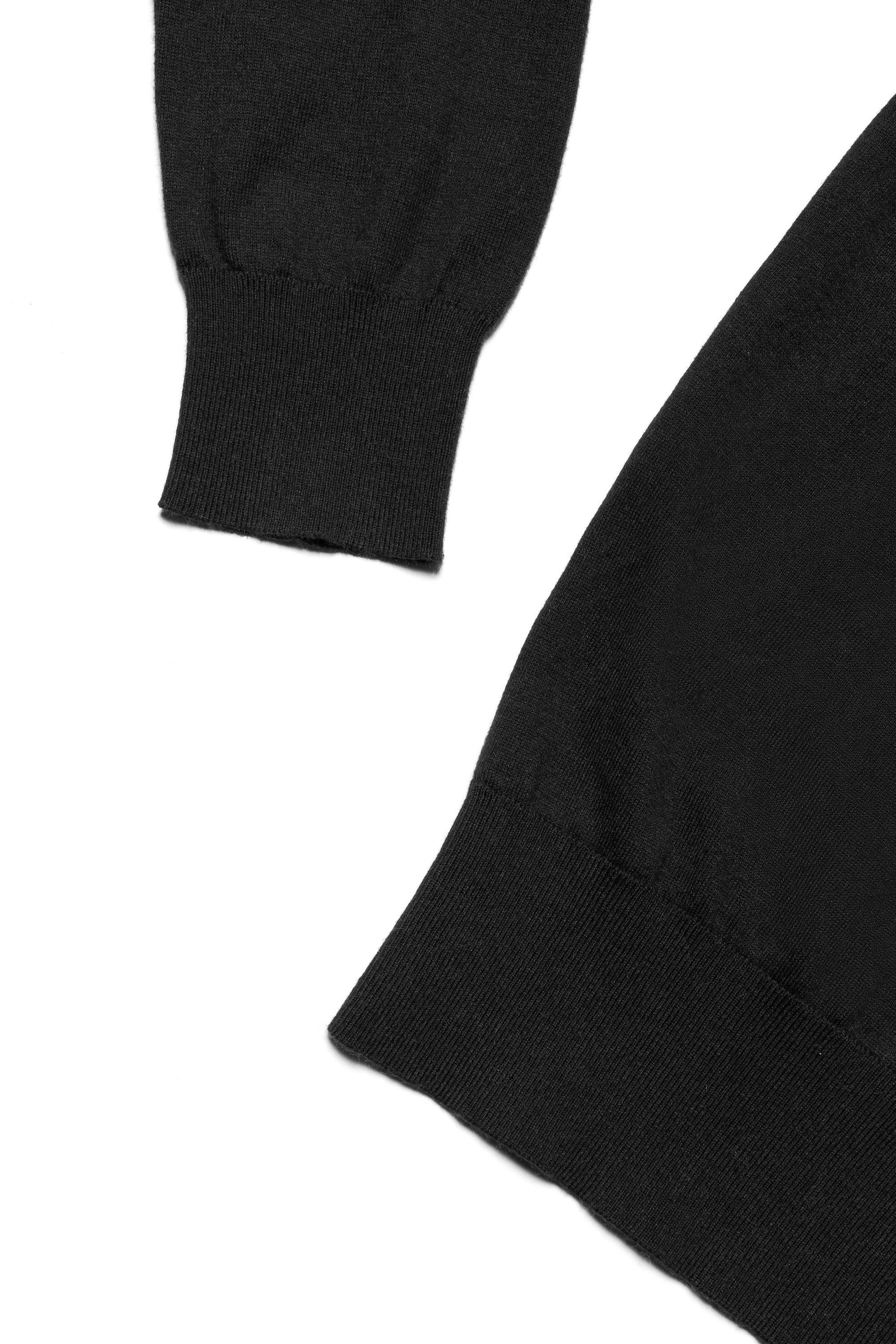 Honey / Black Knitted Mock Neck