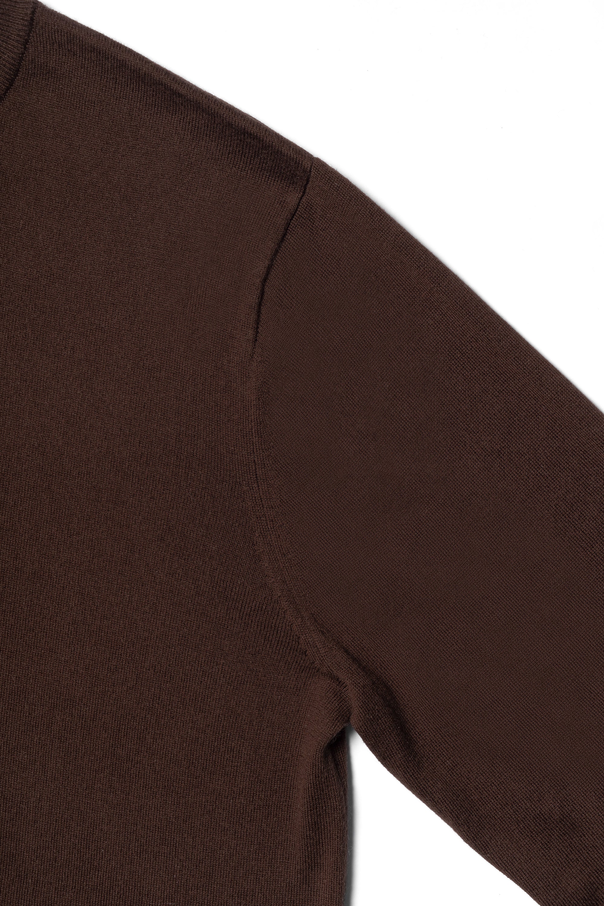 Black / Burgundy Silk Cashmere  Crew Neck