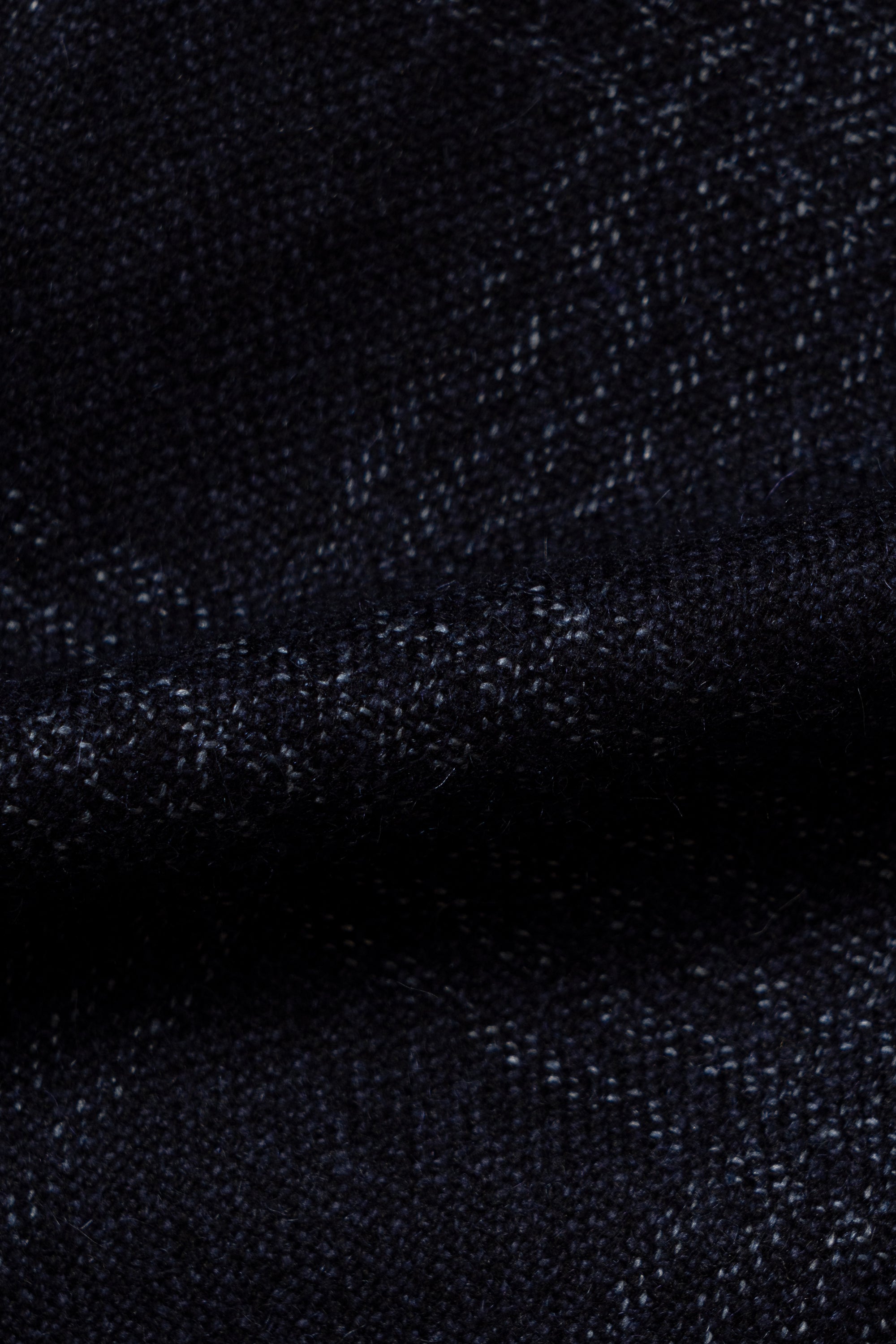 MTO Navy Glen Check Silk Cashmere Jacket #642