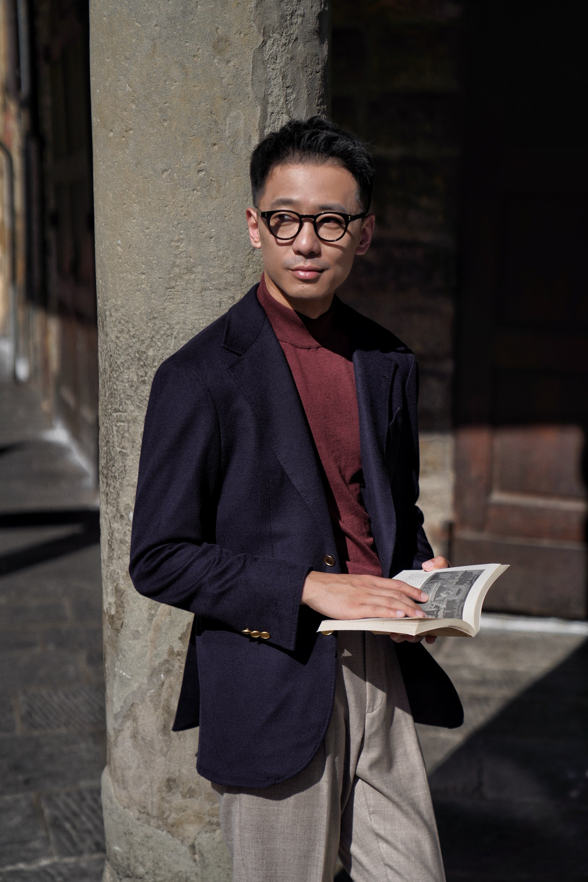 MTO Navy Cashmere Blazer #376