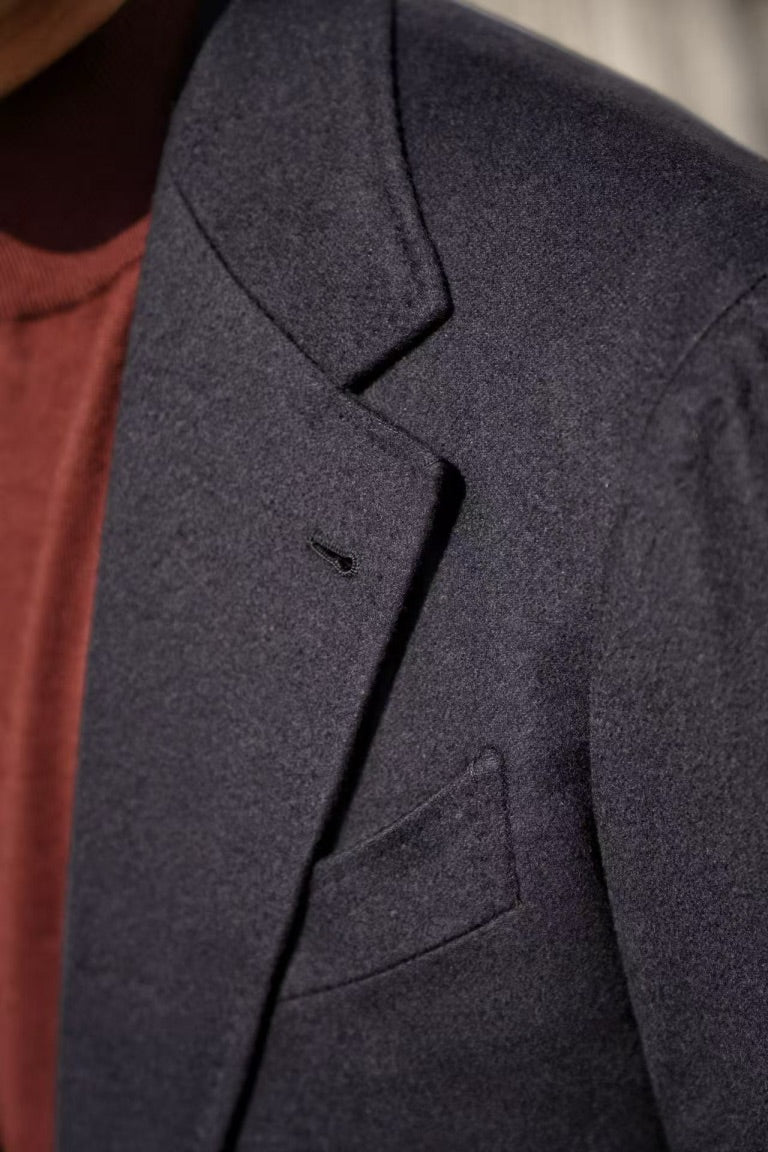 MTO Navy Cashmere Blazer #376
