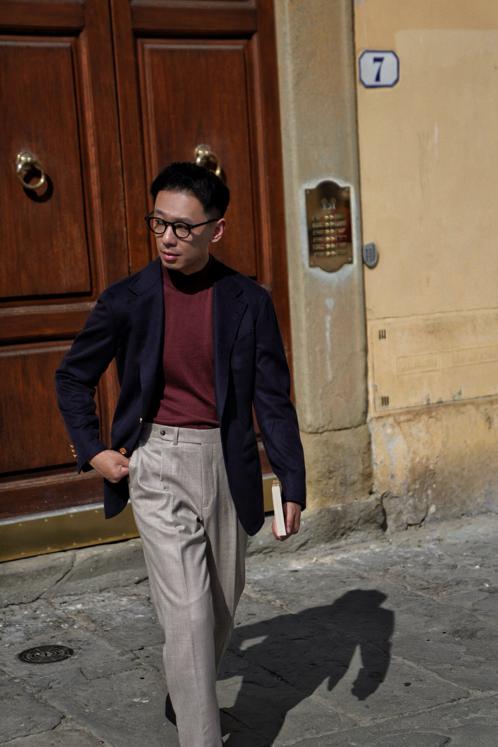 MTO Navy Cashmere Blazer #376