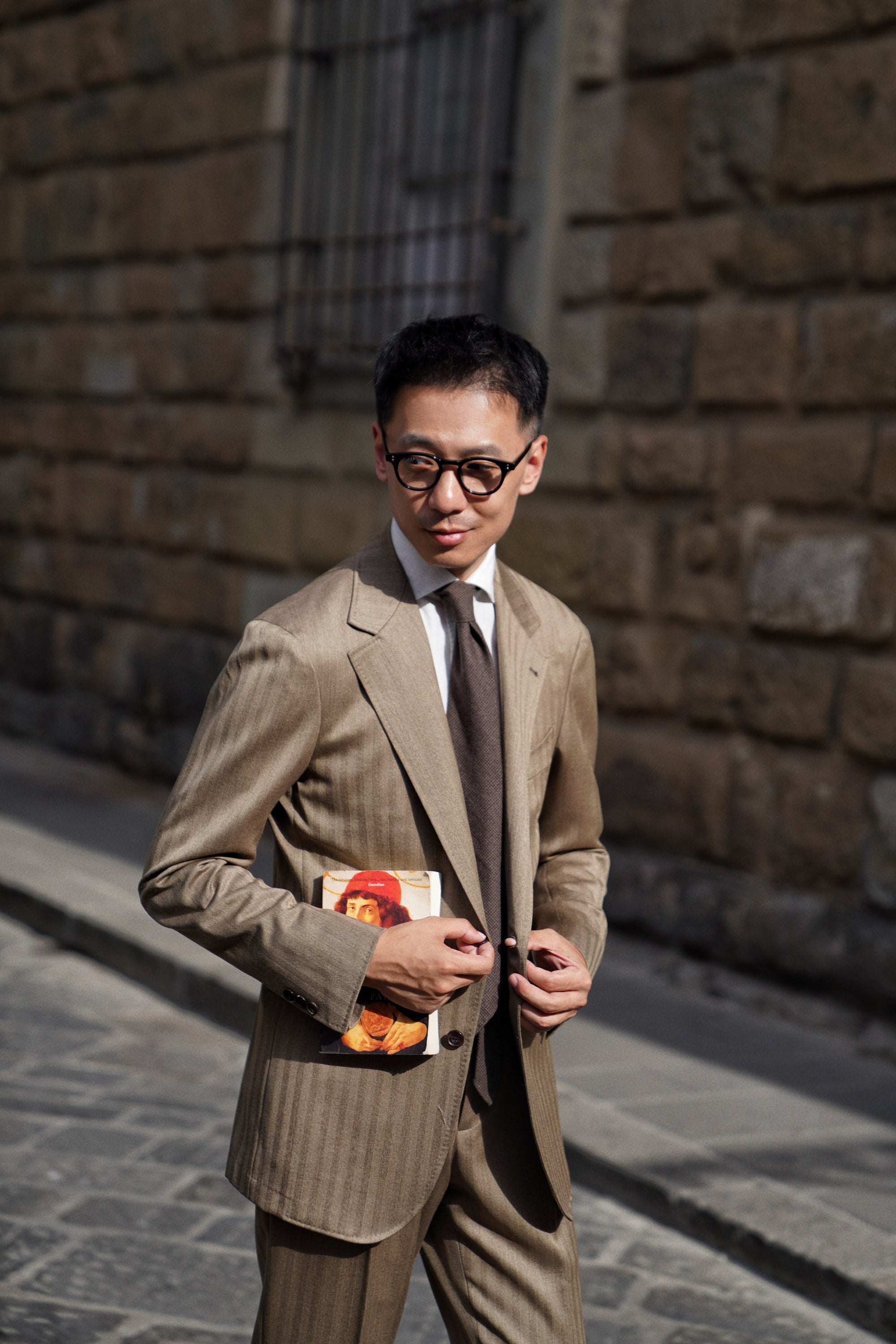 MTO Solar Dream Herringbone Suit #464