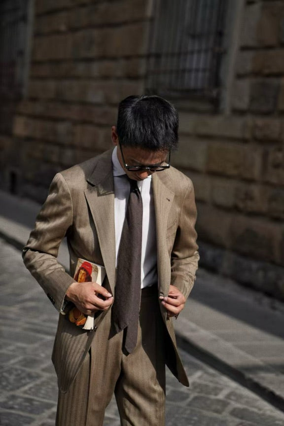 MTO Solar Dream Herringbone Suit #464