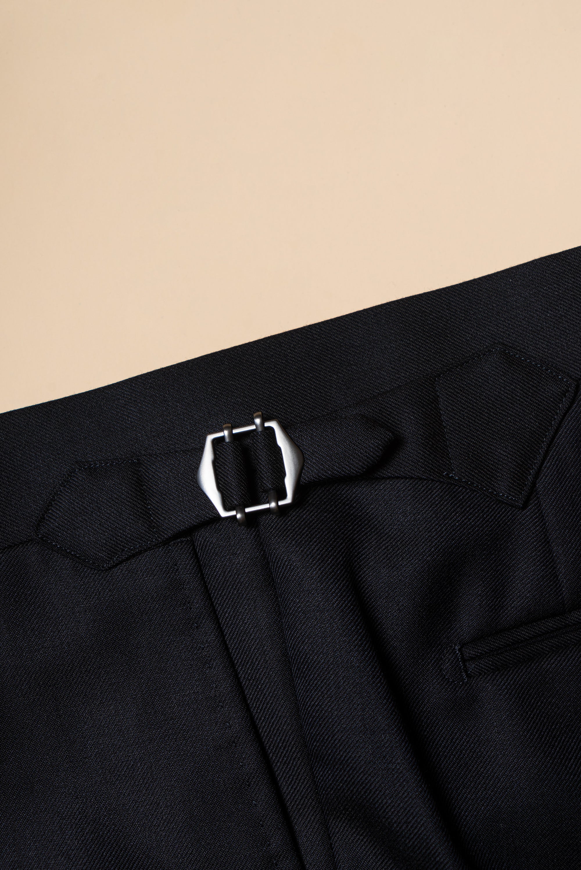 MTO Navy Worsted Wool Suit #478