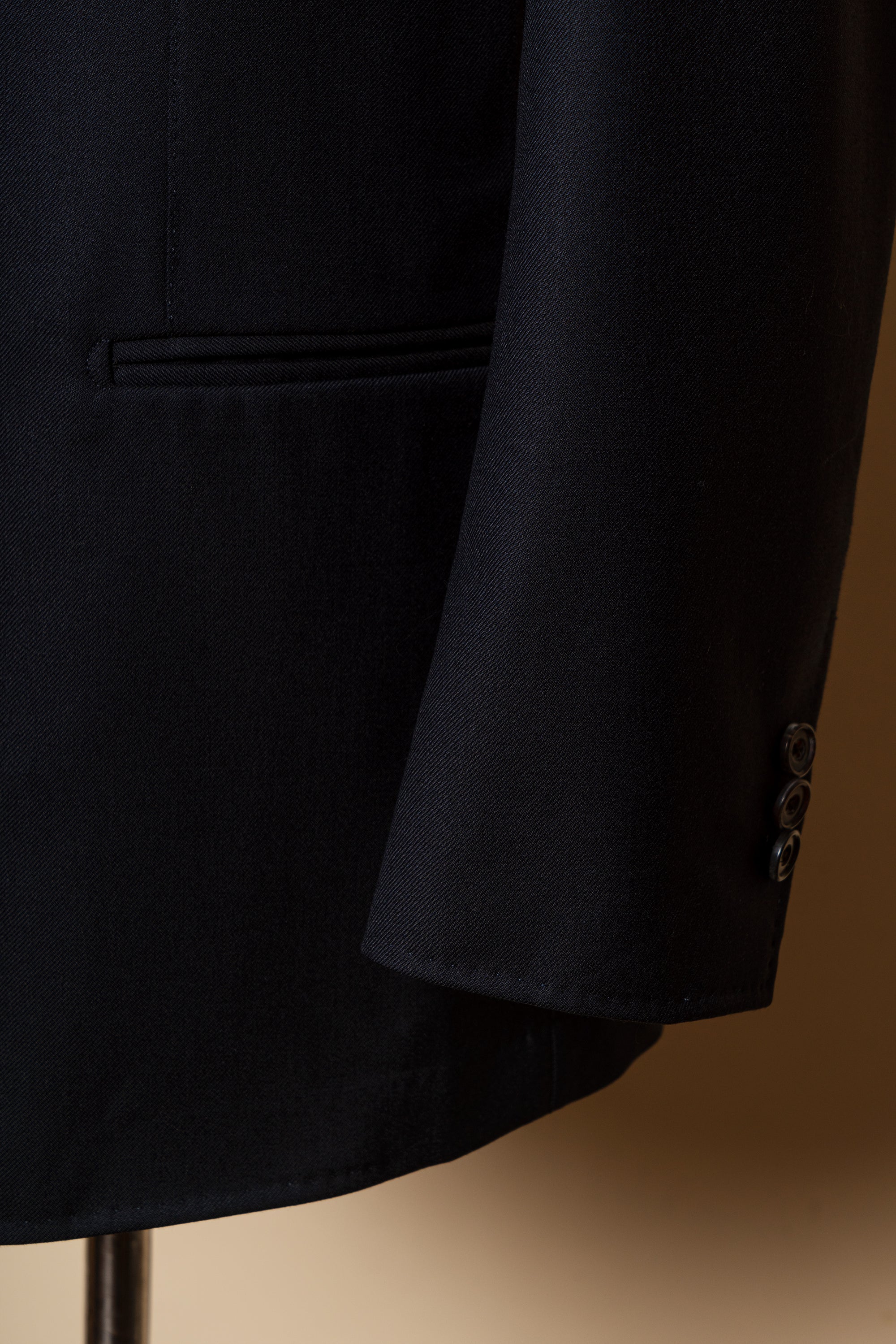 MTO Navy Worsted Wool Suit #478