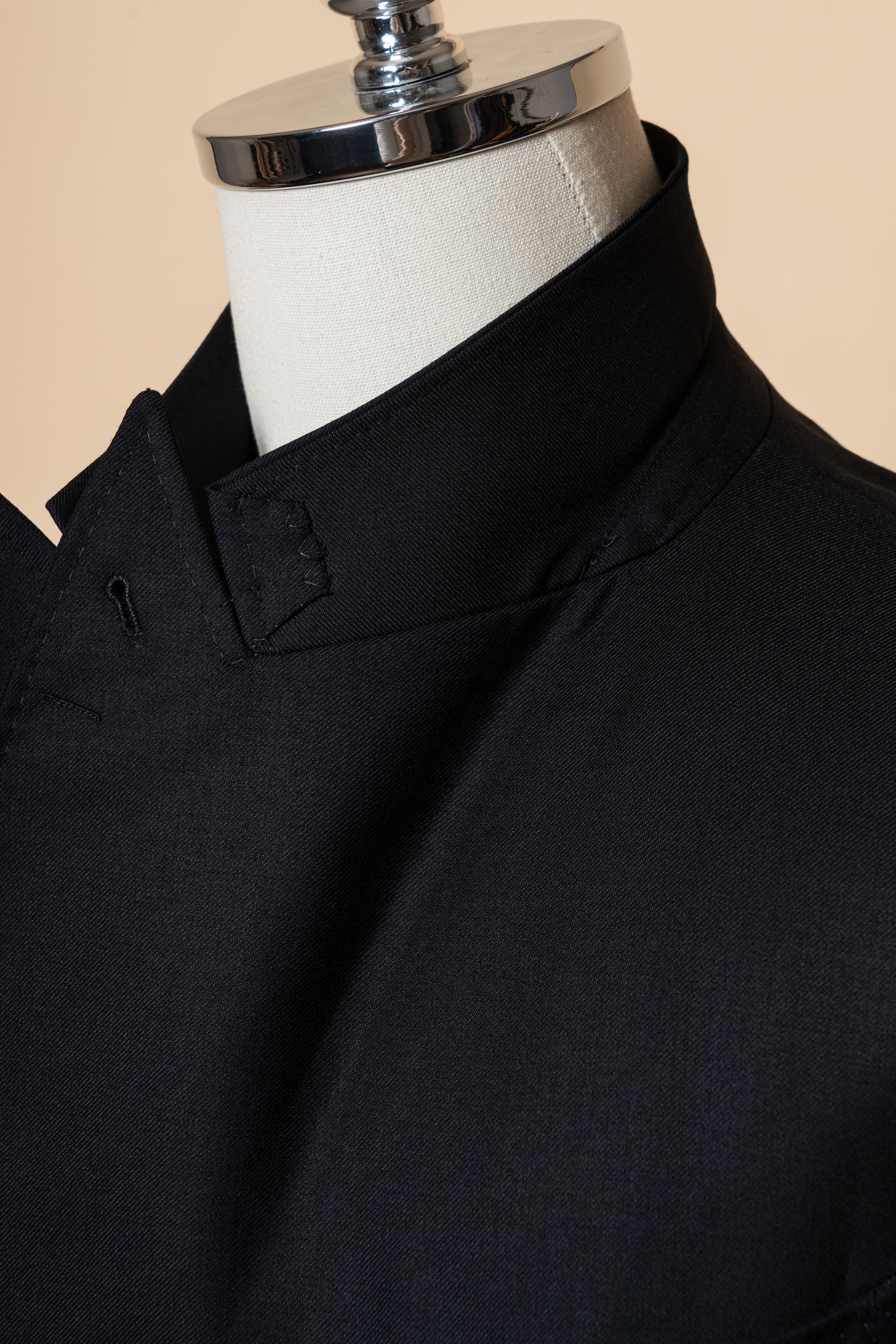 MTO Navy Worsted Wool Suit #478