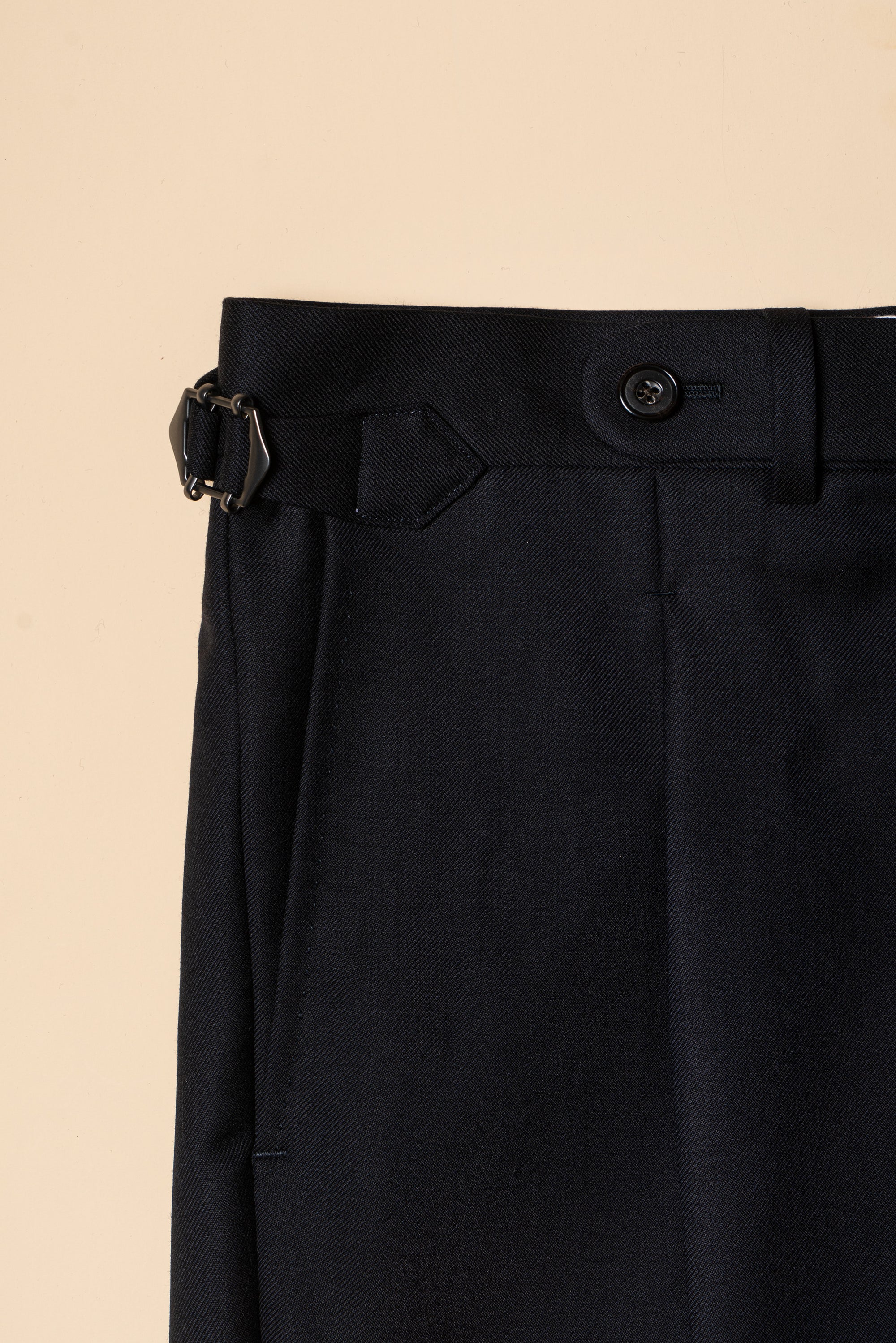 MTO Navy Worsted Wool Suit #478