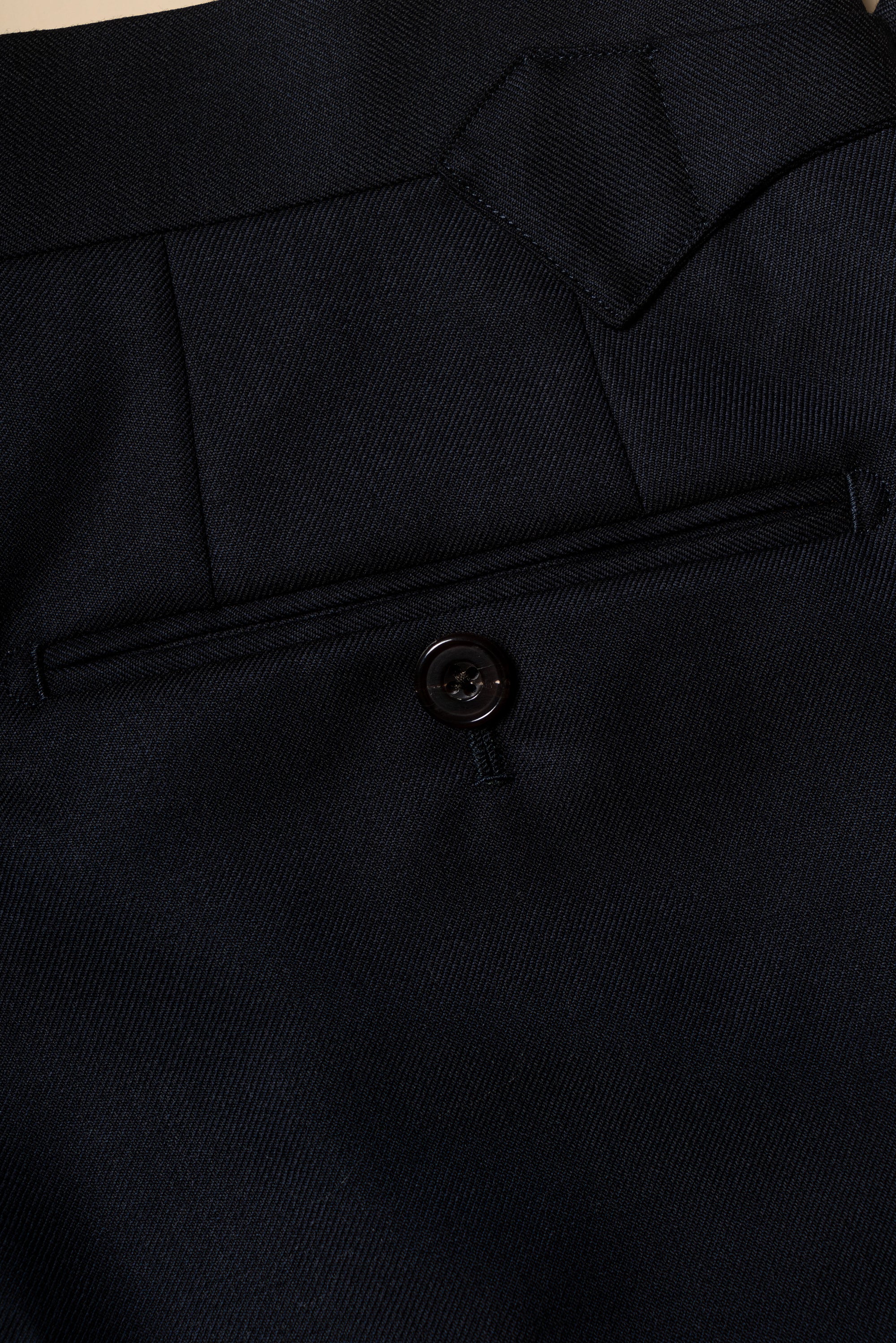 MTO Navy Worsted Wool Suit #478
