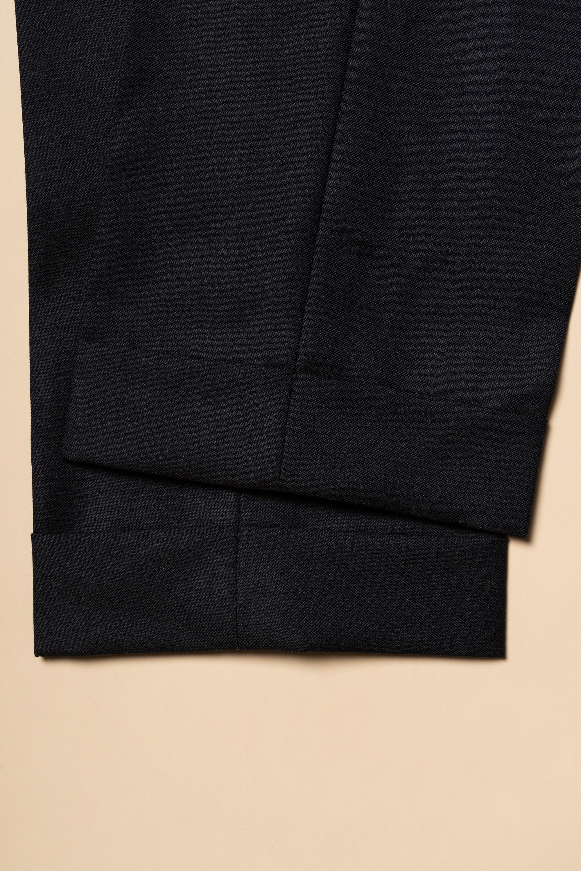 MTO Navy Worsted Wool Suit #478