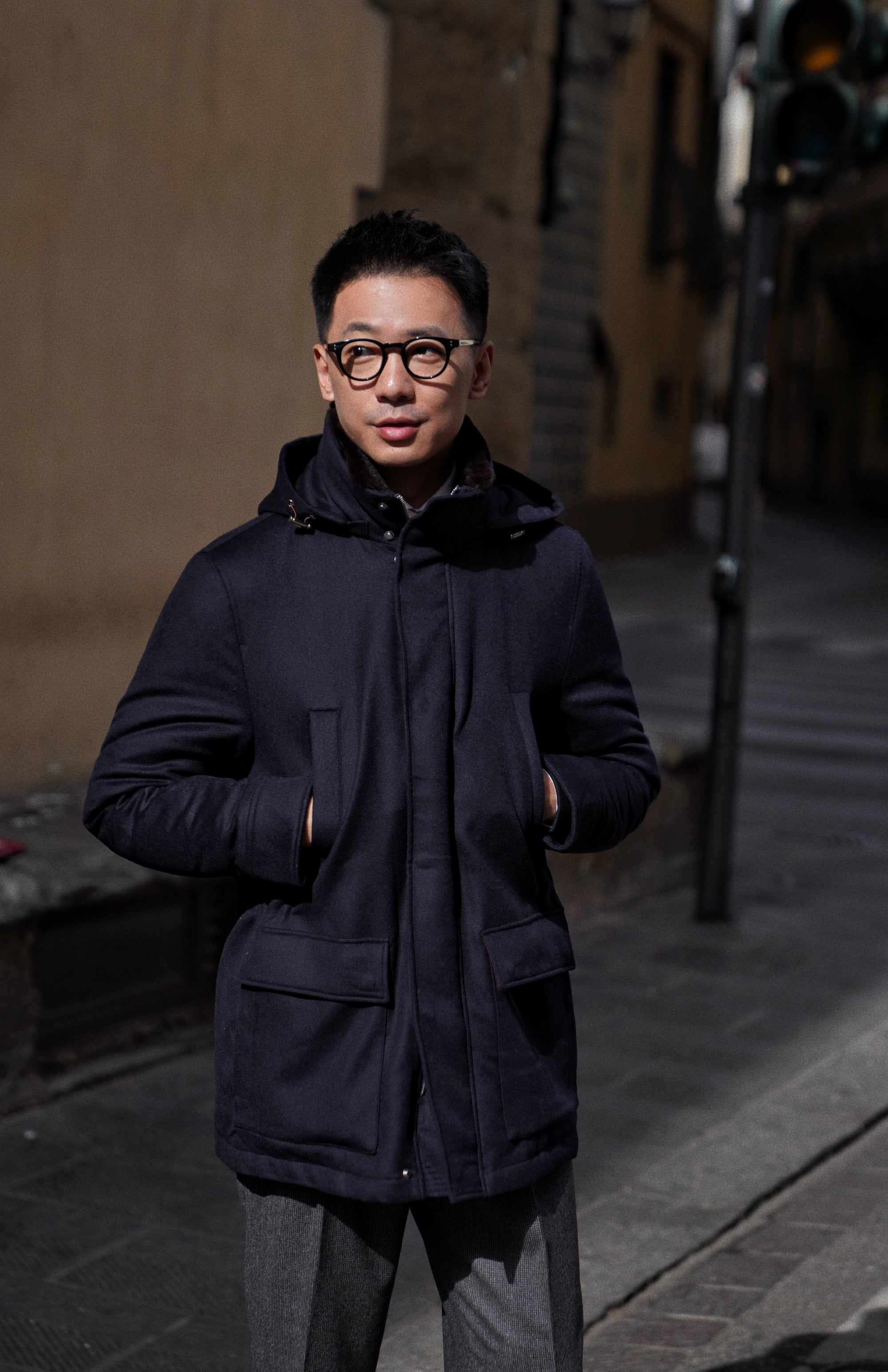 Navy Wool Cashmere N3B Parka #185