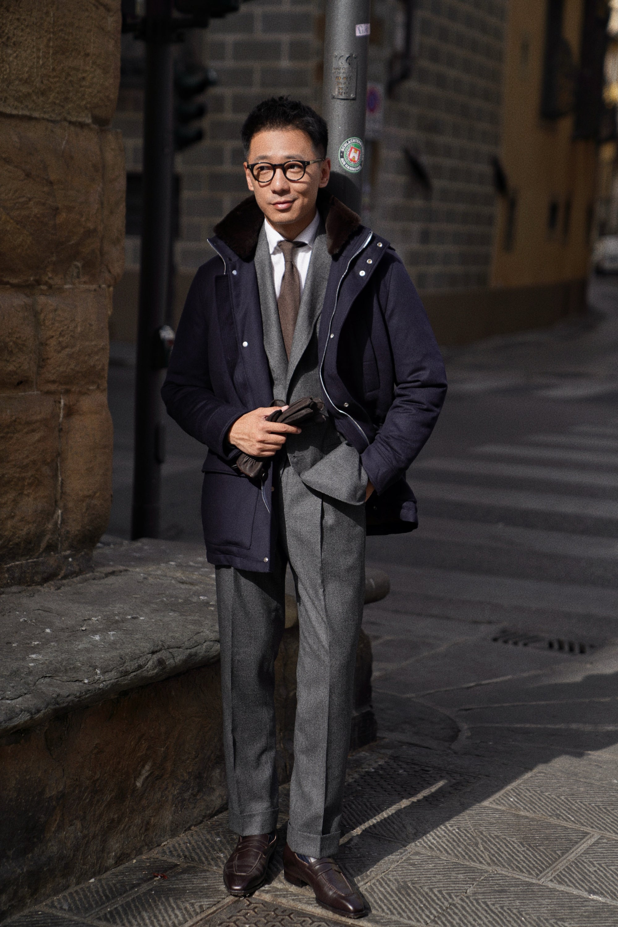 Navy Wool Cashmere N3B Parka #185