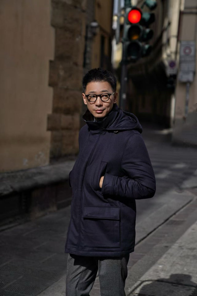 Navy Wool Cashmere N3B Parka #185