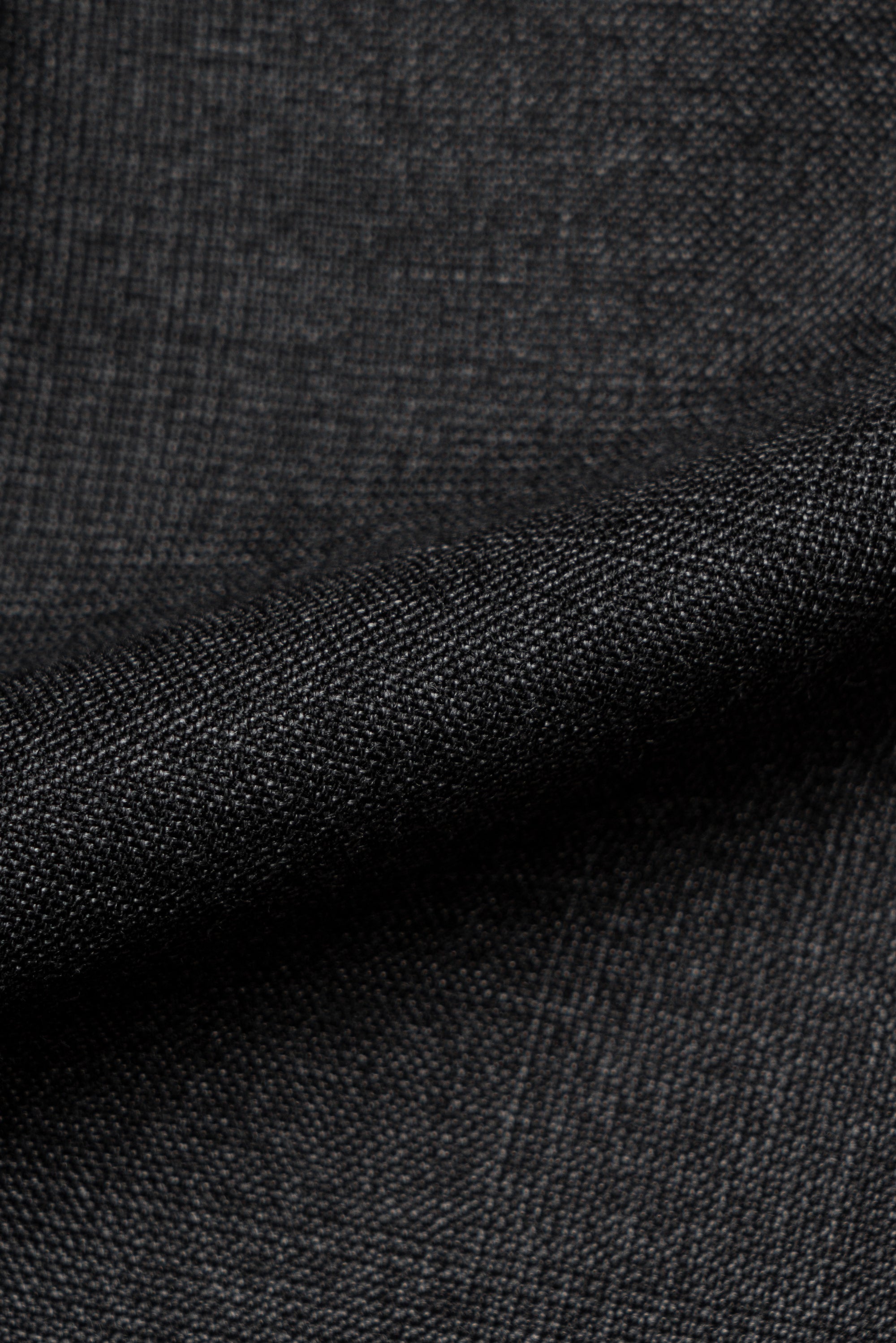 MTO Dark Grey Glen Check Worsted Wool Suit #482