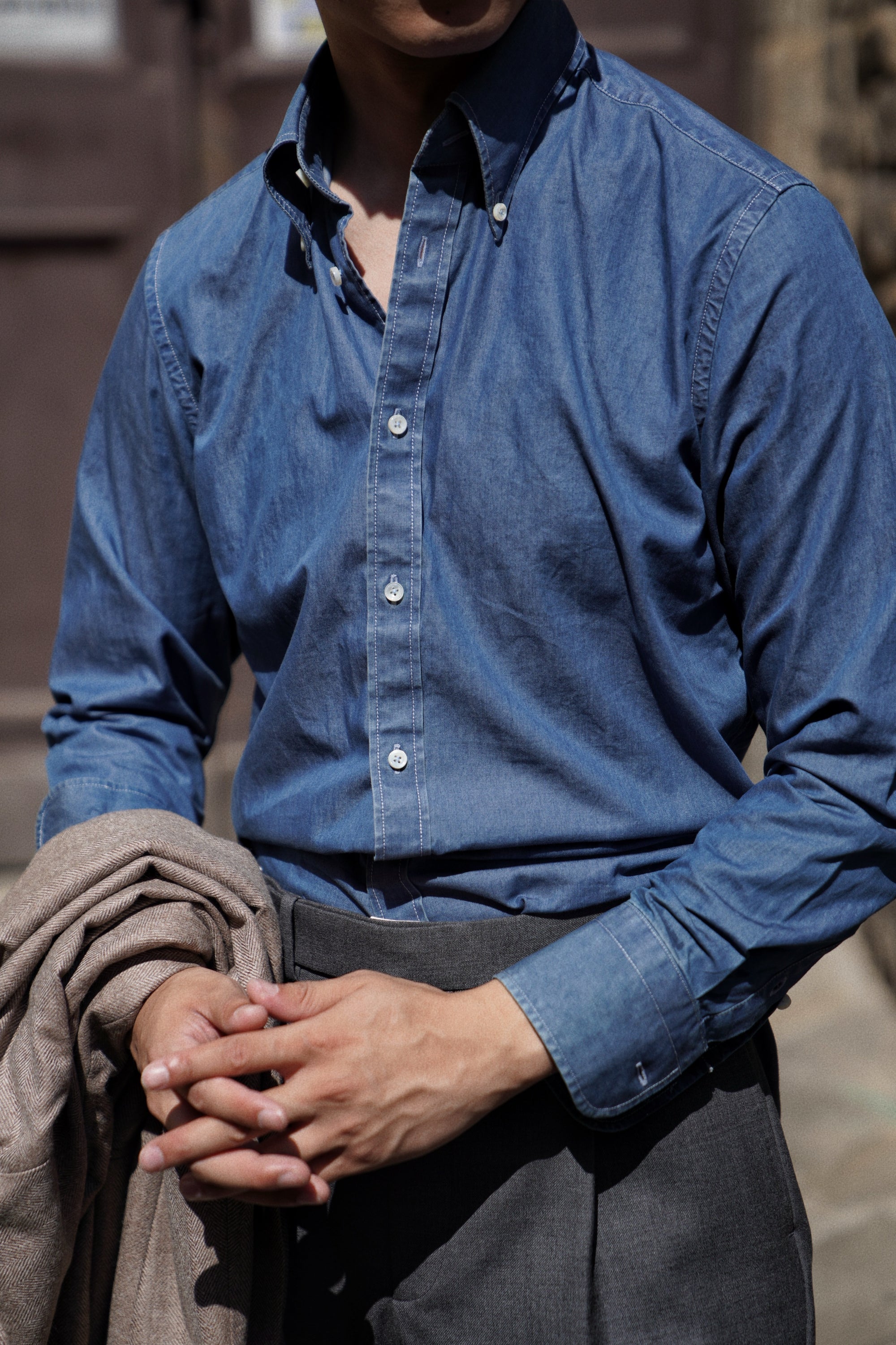 Ring Spun Yarn Denim Shirt