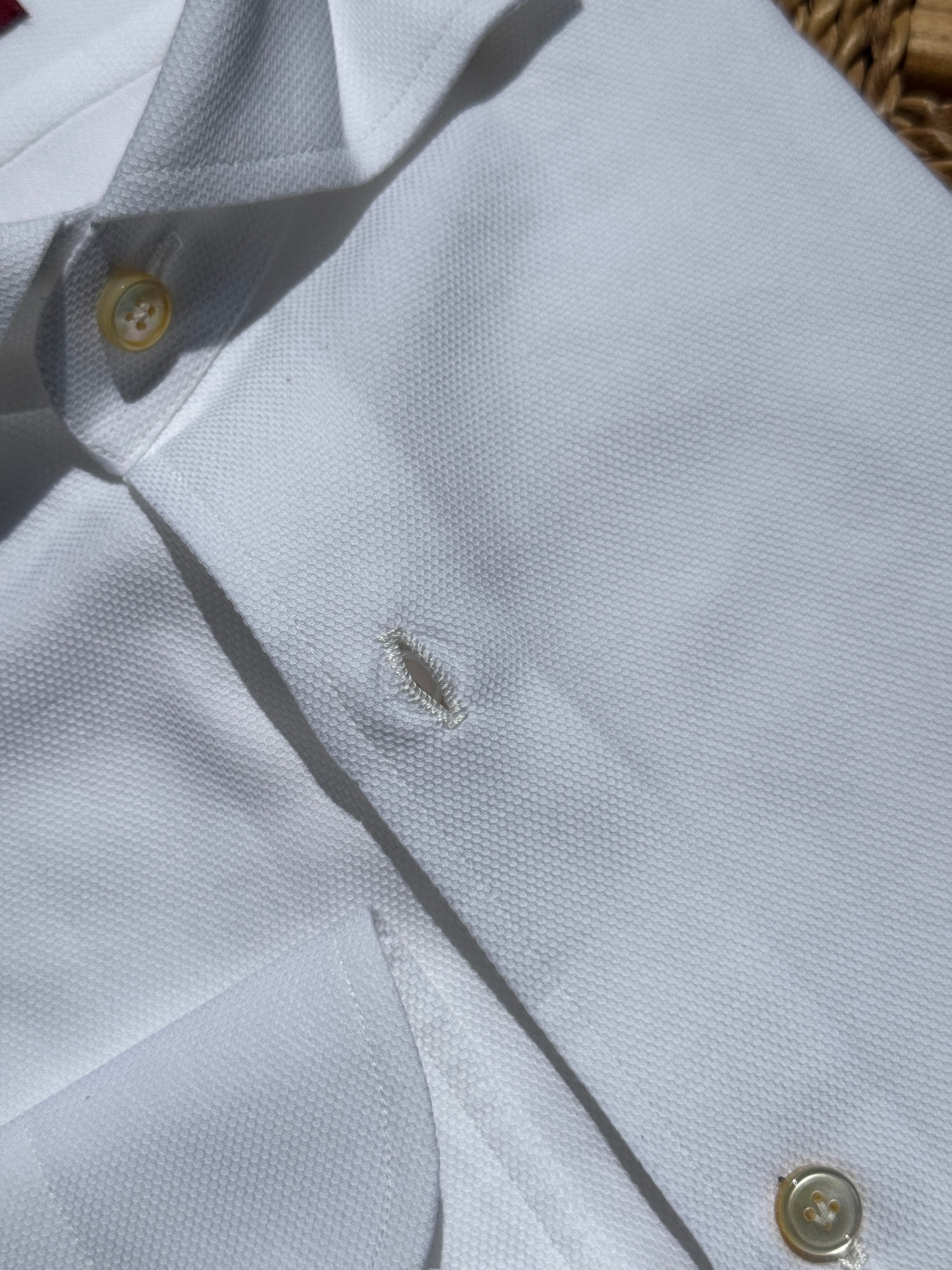 MTO Handcrafted Albini Pique Cotton Shirt #61 #62